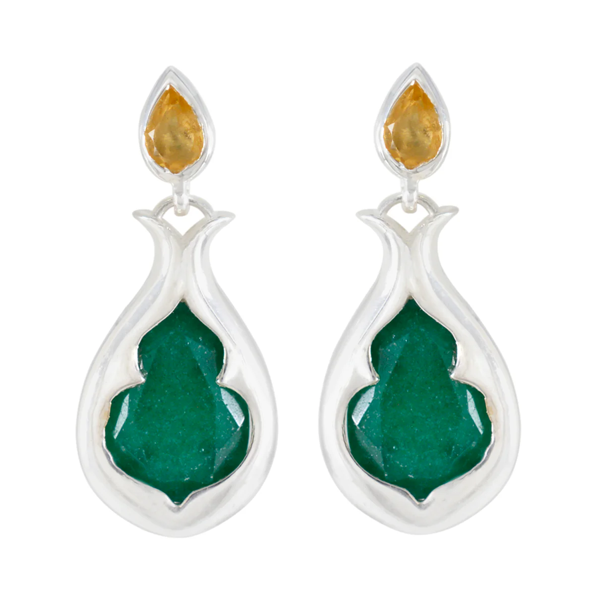 Multi American Inès Toi et Moi Stud multicolor Sterling Silver Earring