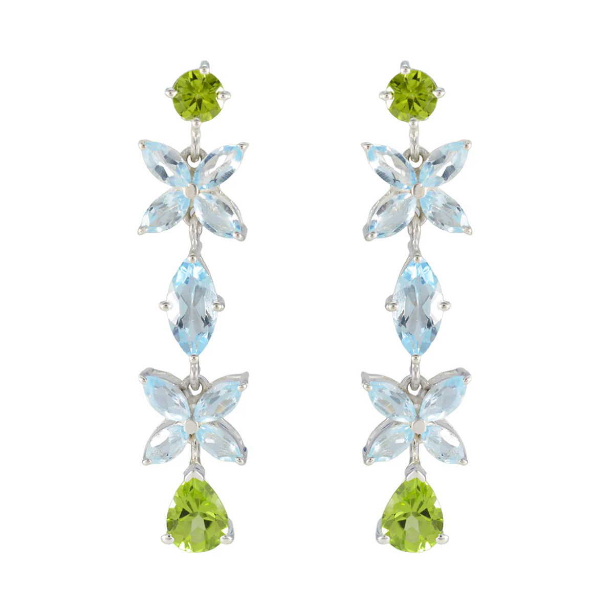 Multi Australian Charlotte multiple Stud multicolor 92.5 Silver Earring