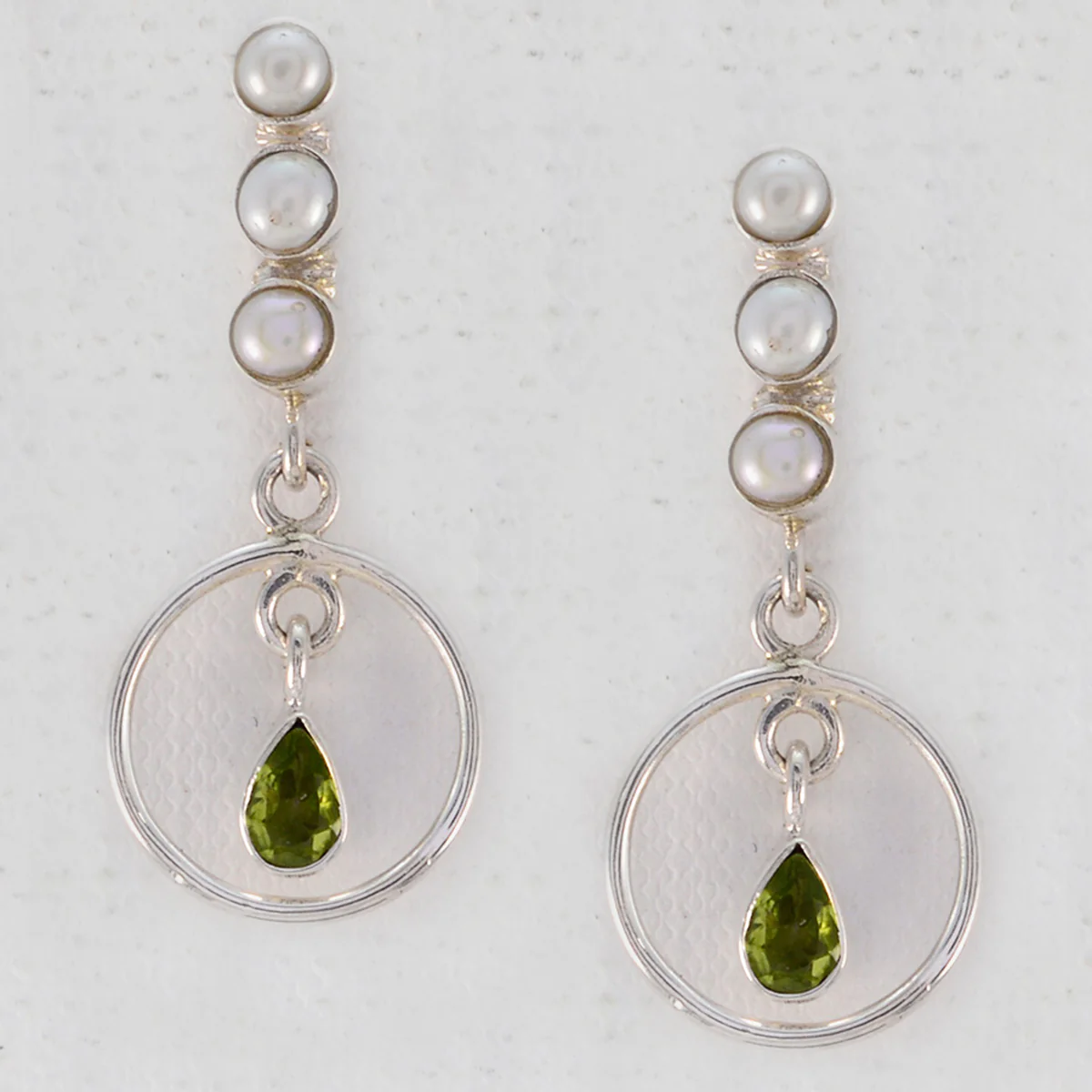 Multi German Evelyn multiple Dangle multicolor Sterling Silver Earring - Image 2