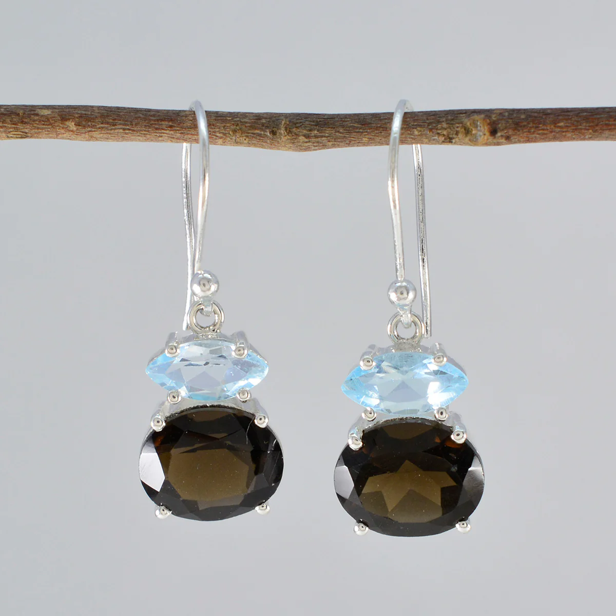 Multi Japanese Chen multiple Dangle multicolor 925 Silver Earring - Image 2