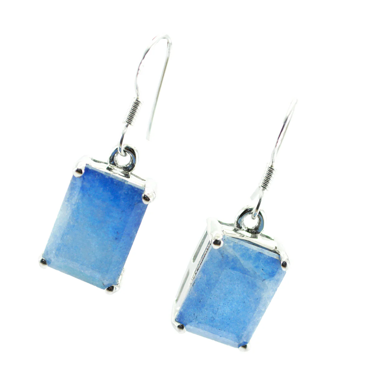 Multi Latin American Nora Solitaire Dangle multicolor 925 Silver Earring - Image 2