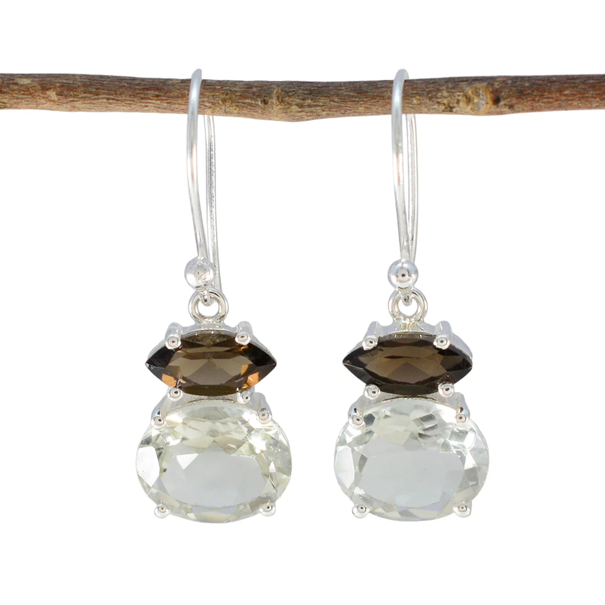 Multi Mexican Hana multiple Dangle multicolor Sterling Silver Earring
