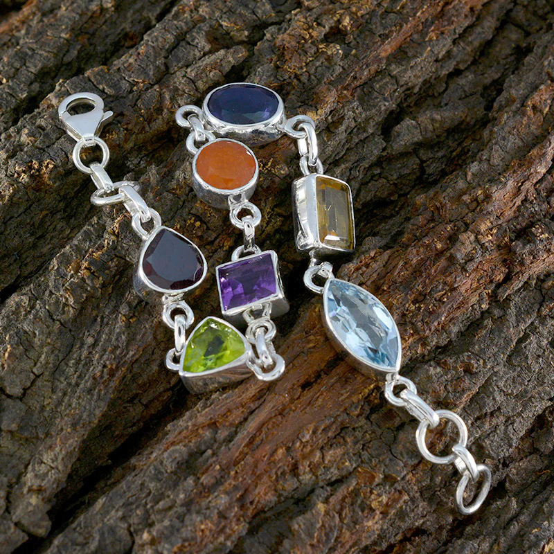 Multi Remembrance Sunday Minimal Multi Silver Links Bracelet - Image 2