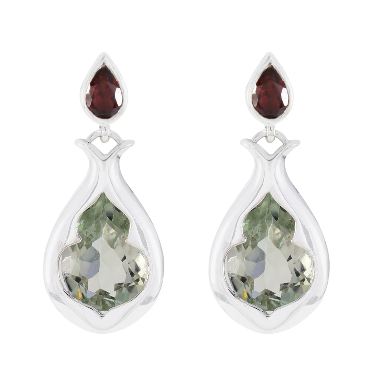 Multi Spanish Grace Toi et Moi Stud multicolor 92.5 Silver Earring