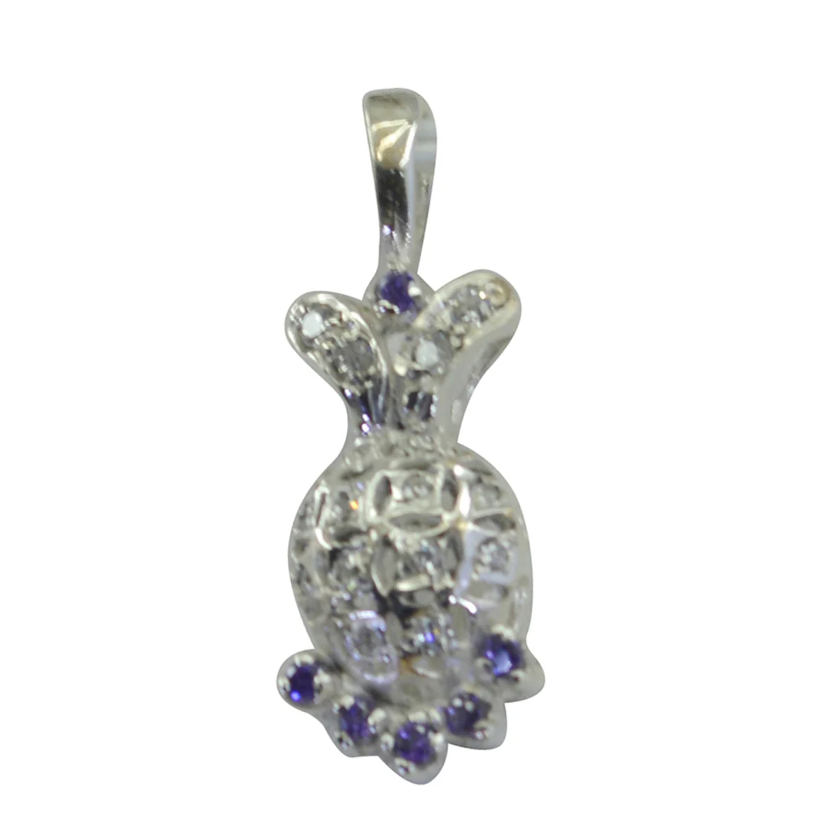 Multi Stone Classic Australian 92.5 Silver multiple Elena Feminine multicolor Pendant Jewellery - Image 2