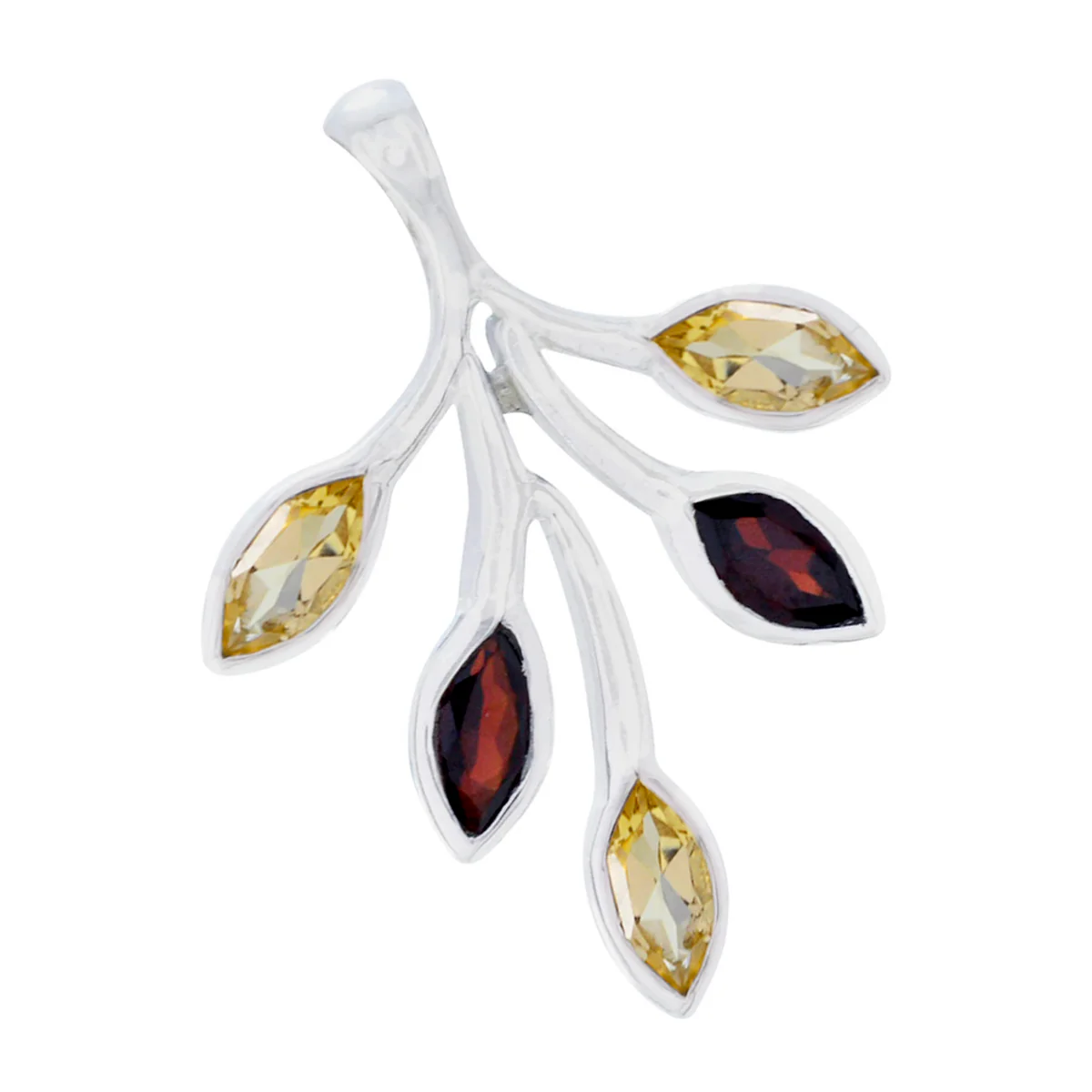Multi Stone Eye-catching Mexican Sterling Silver Penta Teresa Feminine multicolor Pendant Jewellery - Image 2