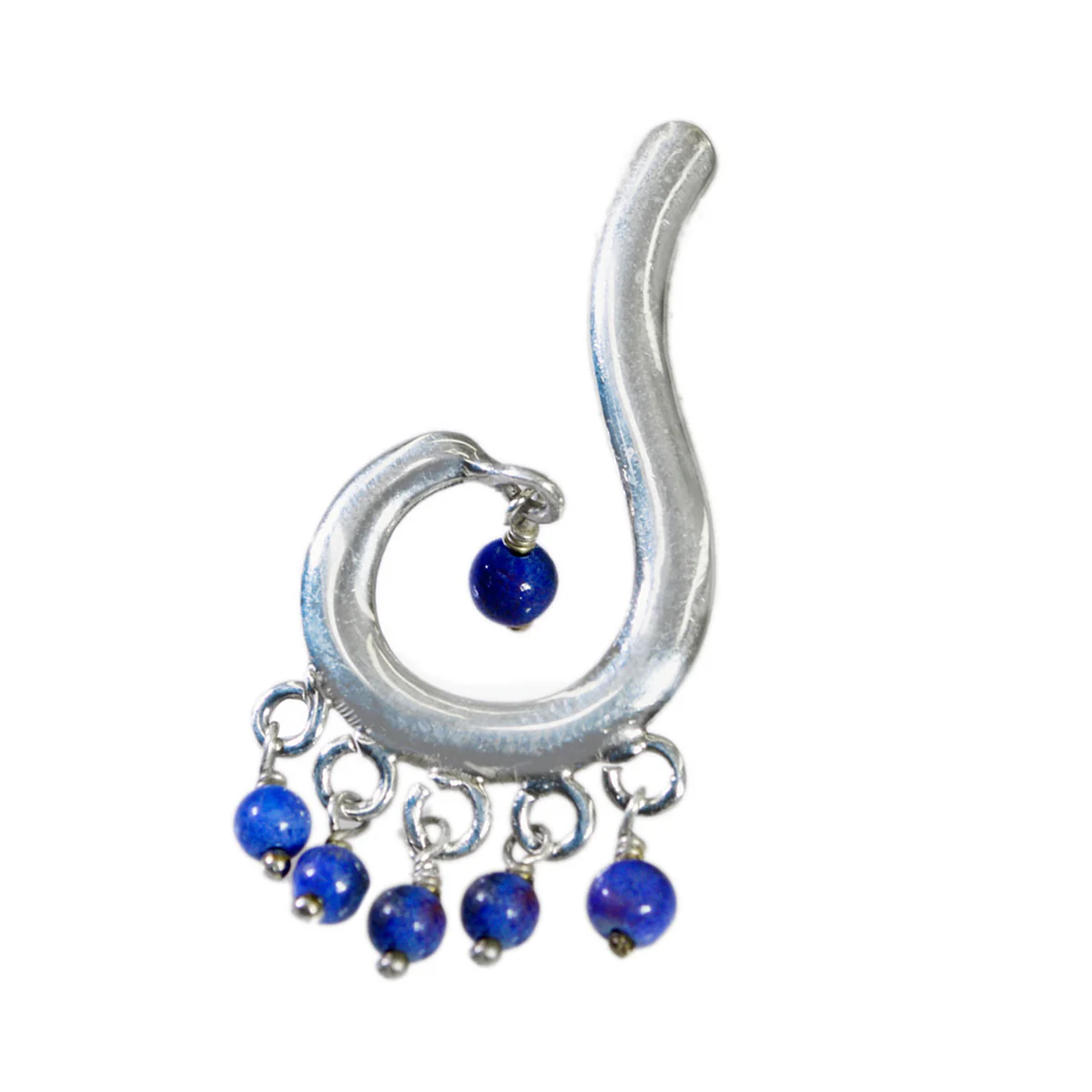 Multi Stone Featherlight Egyptian Silver multiple Giulia Graceful multicolor Pendant Jewelry - Image 3
