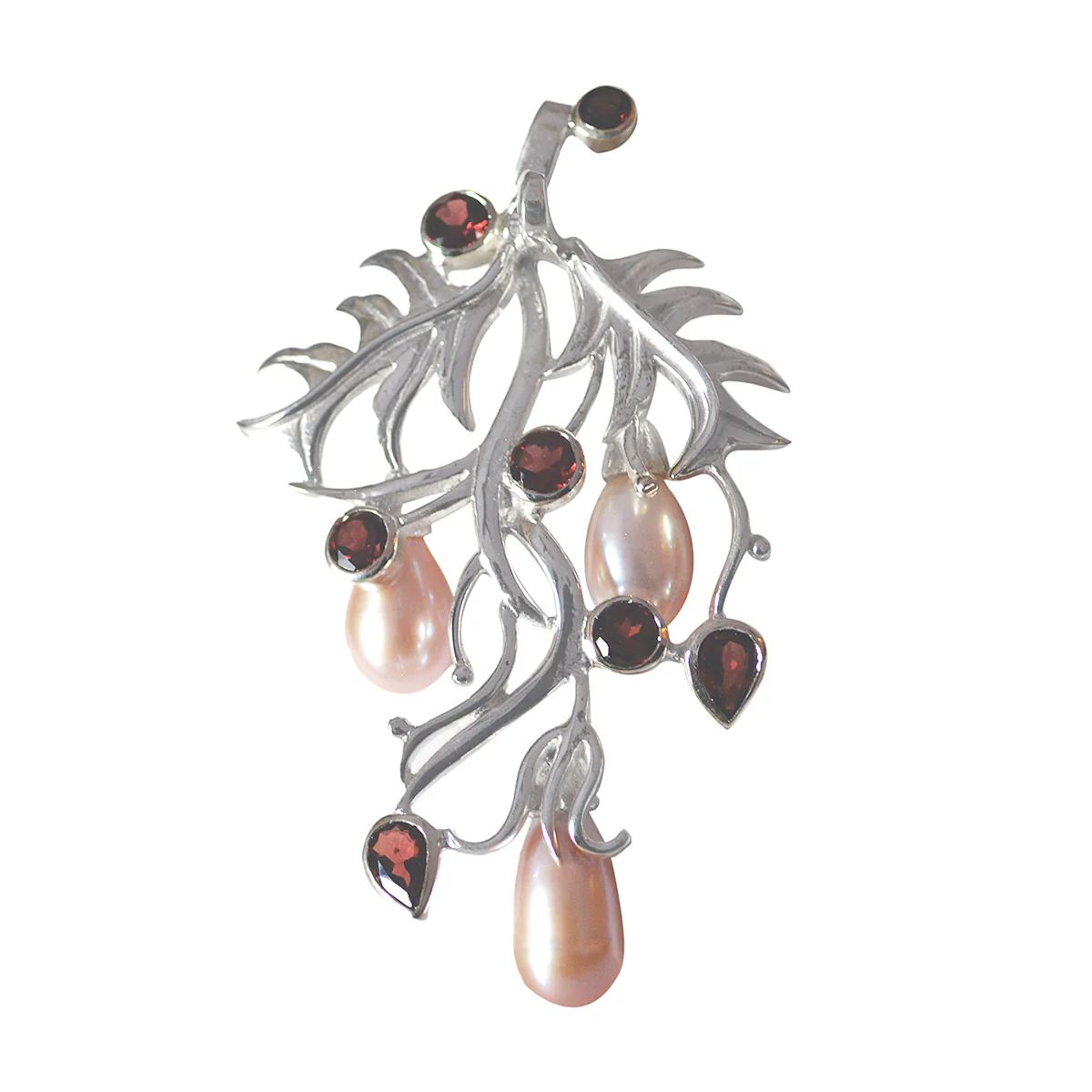 Multi Stone Statement Turkish 92.5 Silver multiple Mia Traditional multicolor Pendant Jewellery - Image 2