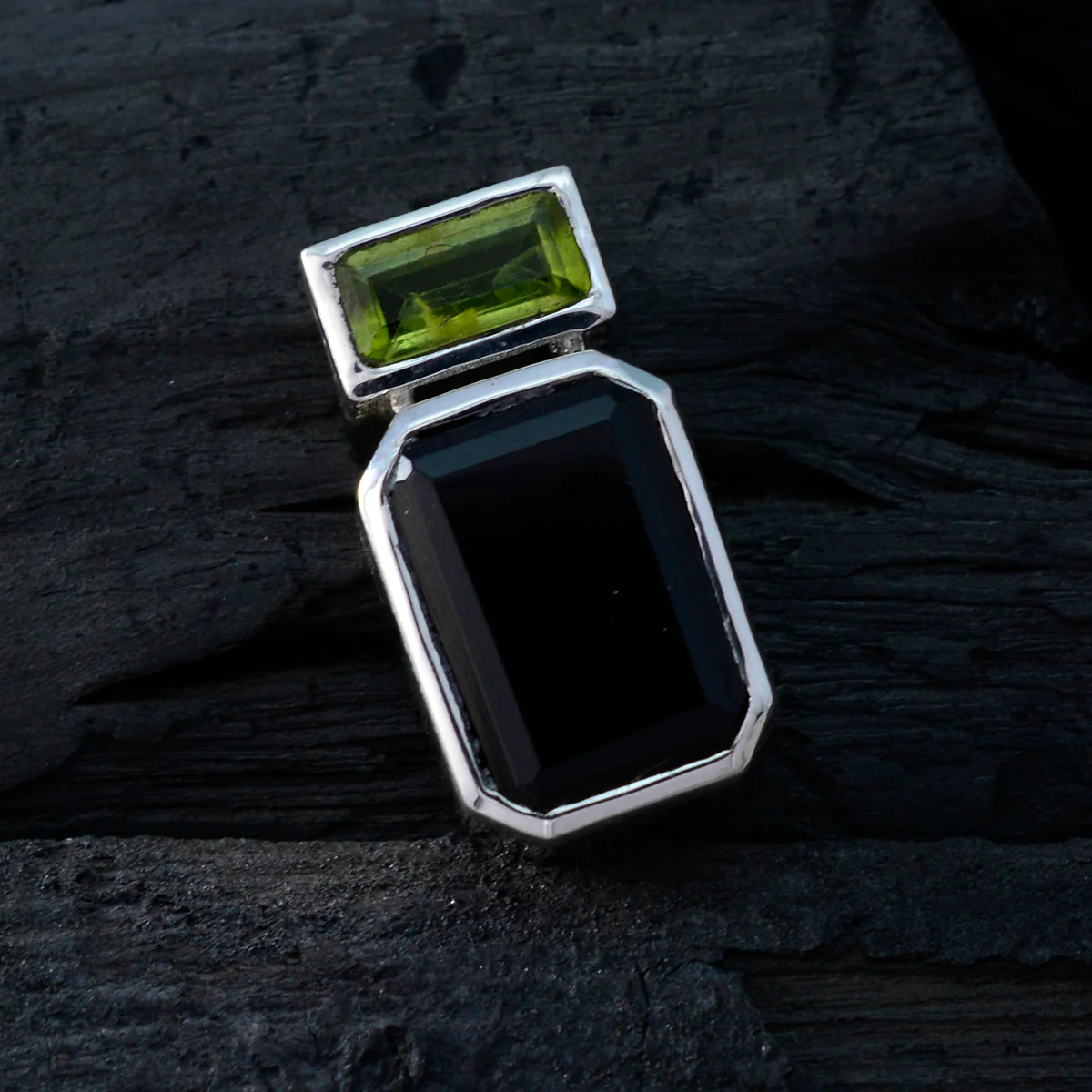 Multi Stone Whisper-thin Turkish Sterling Silver Toi et Moi Amanda Eternity multicolor Pendant Jewellery - Image 3