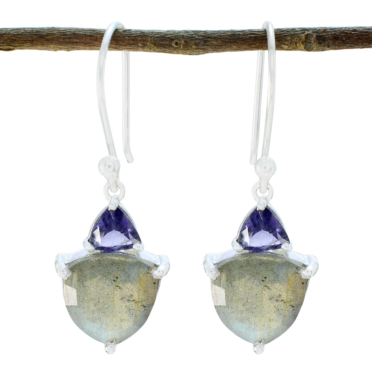 Multi Turkish Haruka multiple Dangle multicolor 925 Sterling Silver Earring