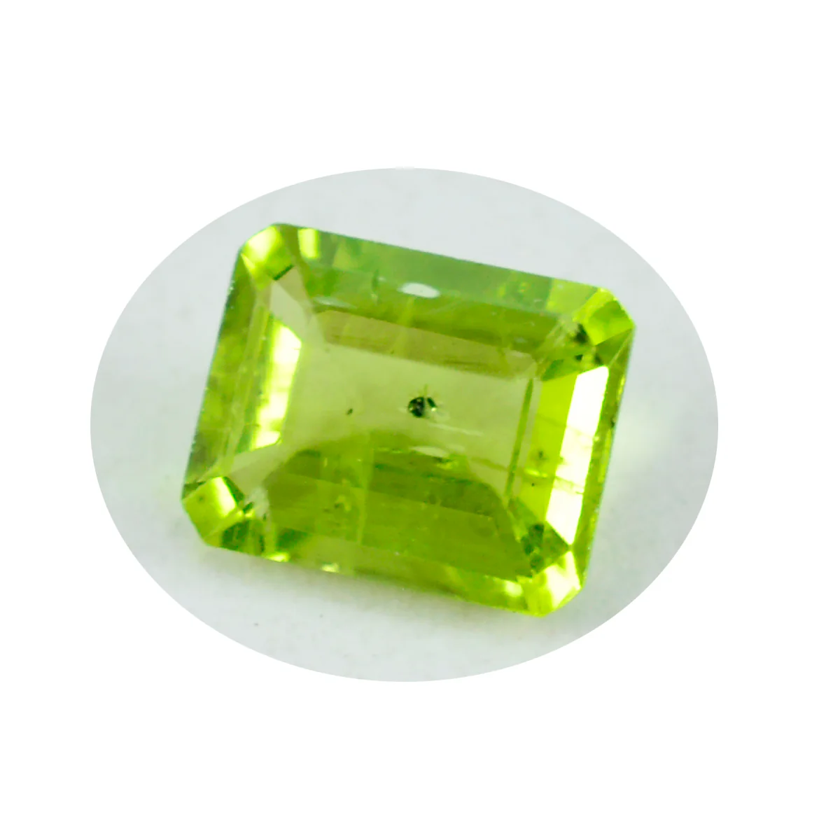 Peridot 1PC Chunky 15x20 MM Emerald Faceted Green Polished Semi Precious Loose Gems - Image 2