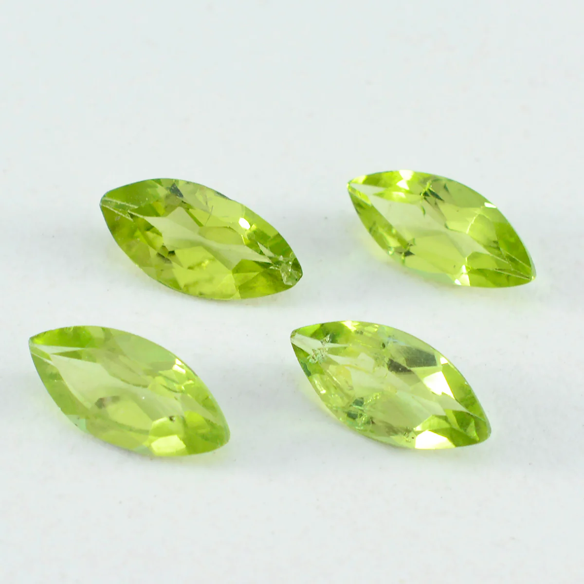 Peridot 1PC Tiny 3x6 MM Marquise Faceted Green Genuine Semi Precious Loose Gems - Image 3