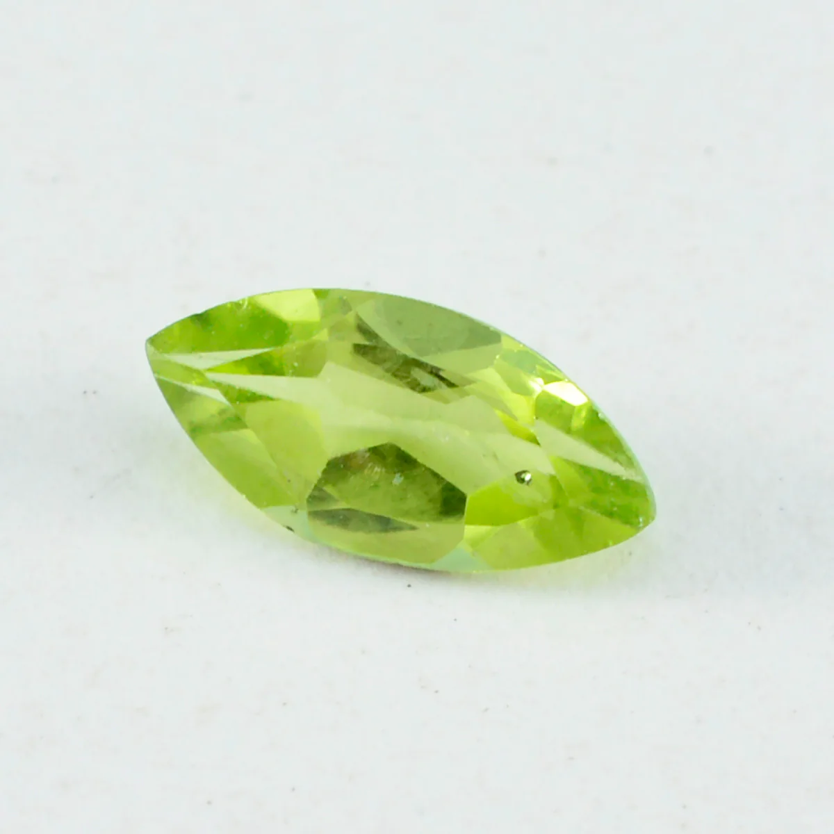 Peridot 1PC Tiny 4x8 MM Marquise Faceted Green Superior Semi Precious Loose Gemstone - Image 2