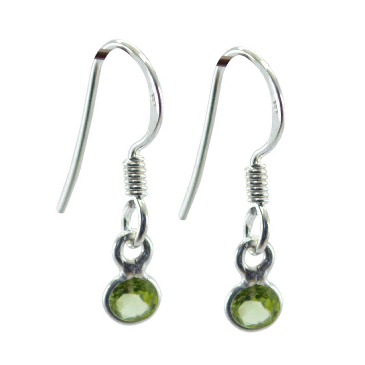 Peridot Middle Eastern Penelope multiple Dangle Green 92.5 Silver Earring