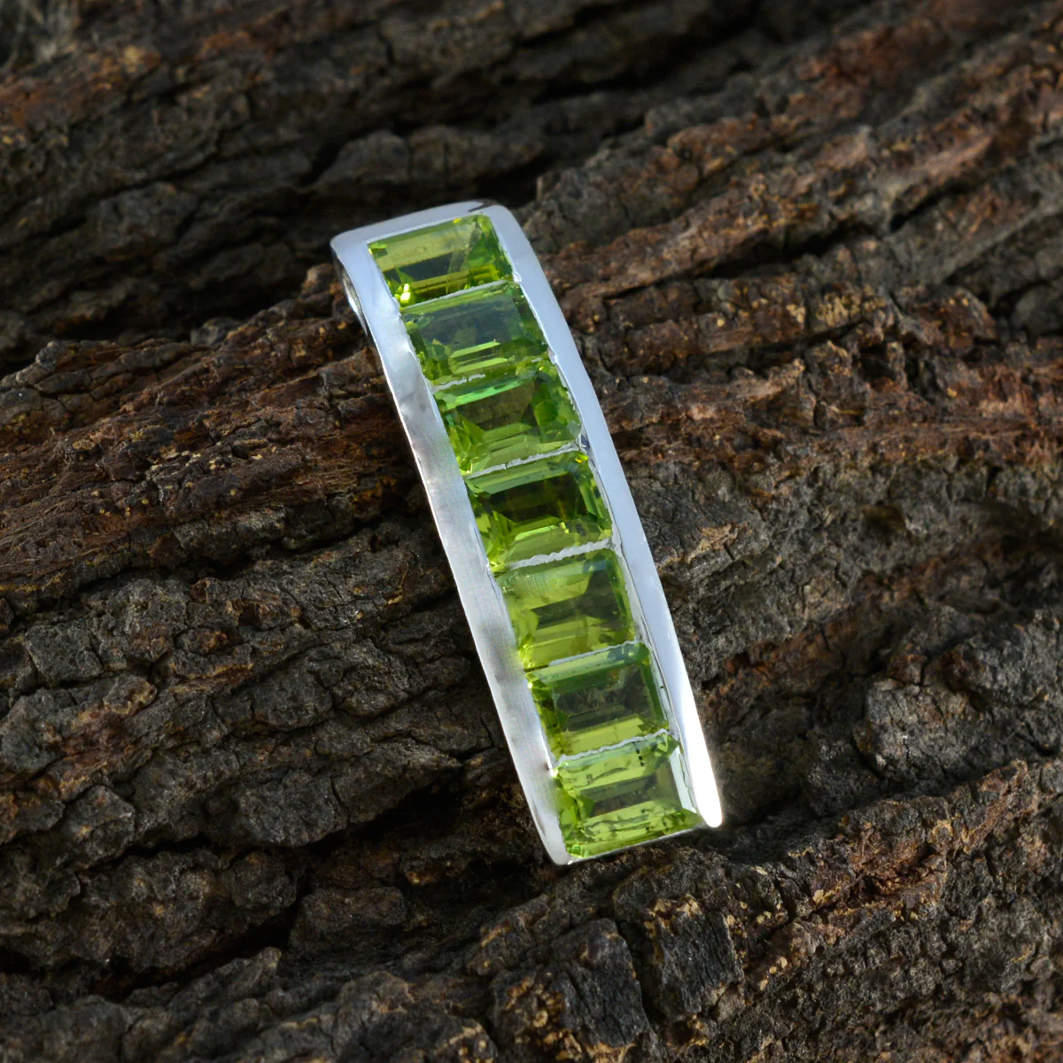 Peridot Minimal American 92.5 Silver multiple Ángeles Fairytale Green Pendant Jewellery - Image 3