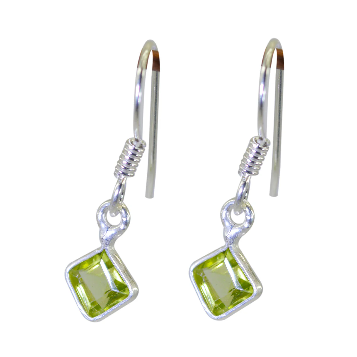 Peridot Spanish Noelia multiple Dangle Green Sterling Silver Earring - Image 2