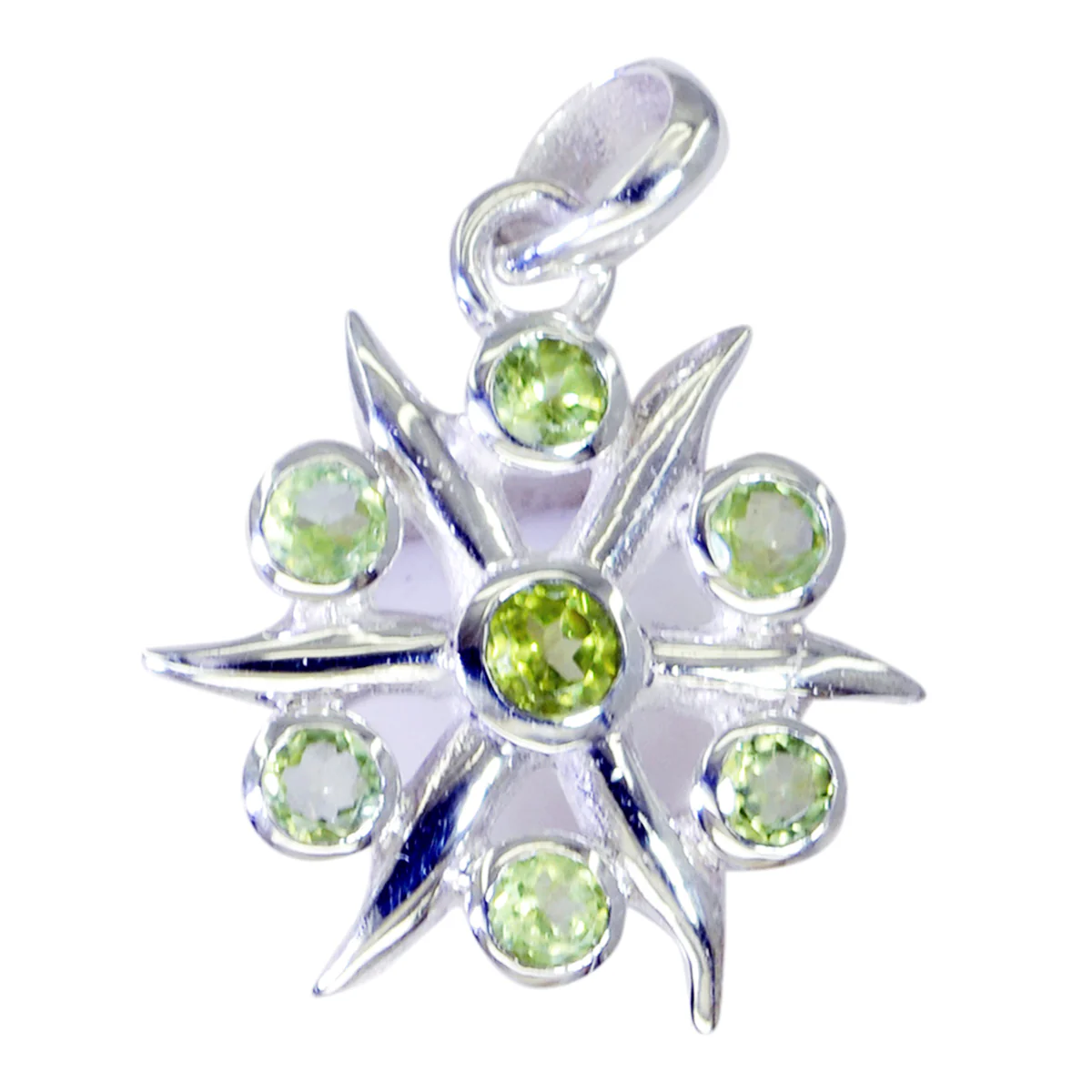 Peridot Tiny Turkish 925 Silver multiple María Sophisticated Green Pendant Jewelry - Image 3