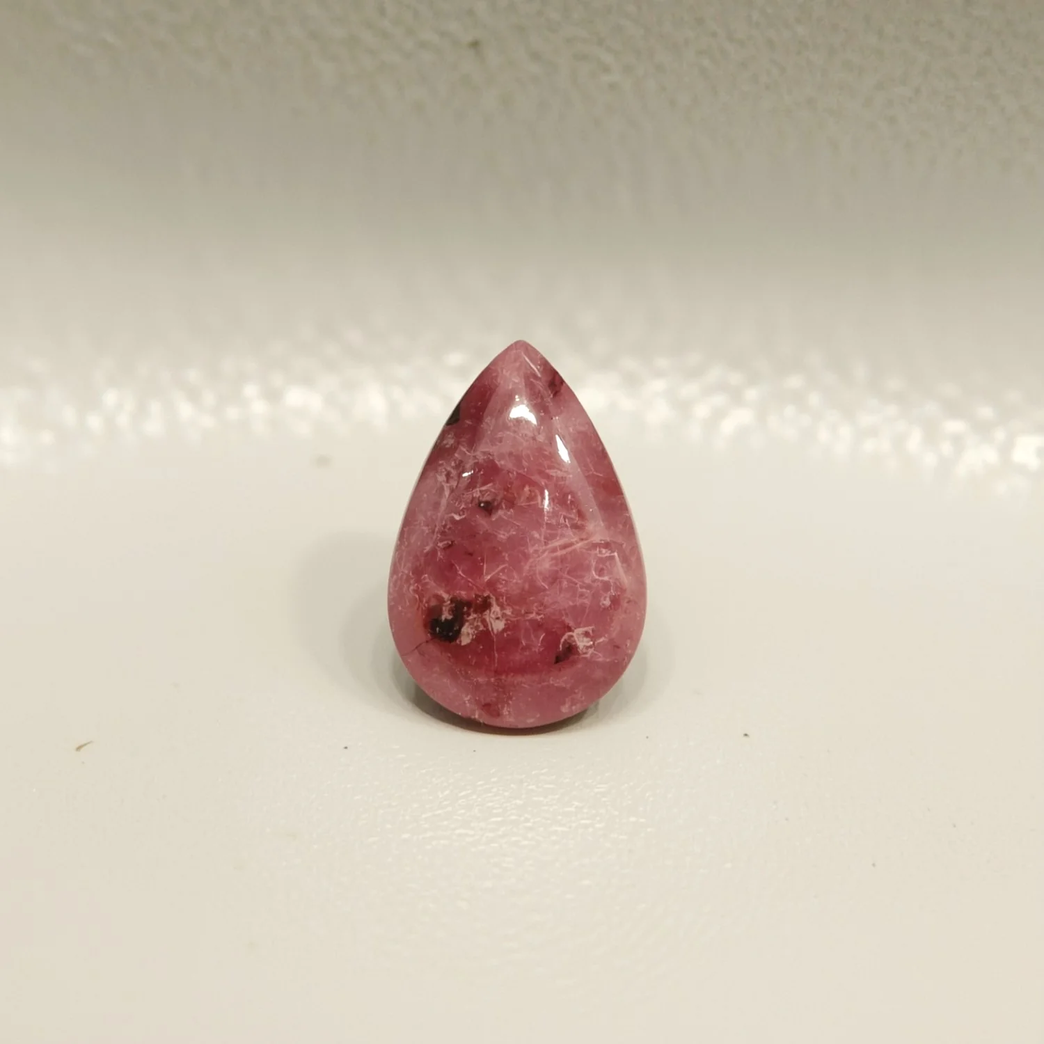 Pink Tourmaline 10PC Tiny 3x5 MM Pear Cabochon Pink Pure semi Precious Loose Gemstones - Image 2