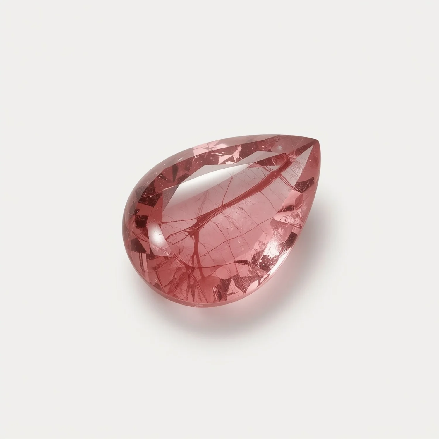 Pink Tourmaline 1PC Large 10x12 MM Pear Cabochon Pink High-Quality semi Precious Loose Gems