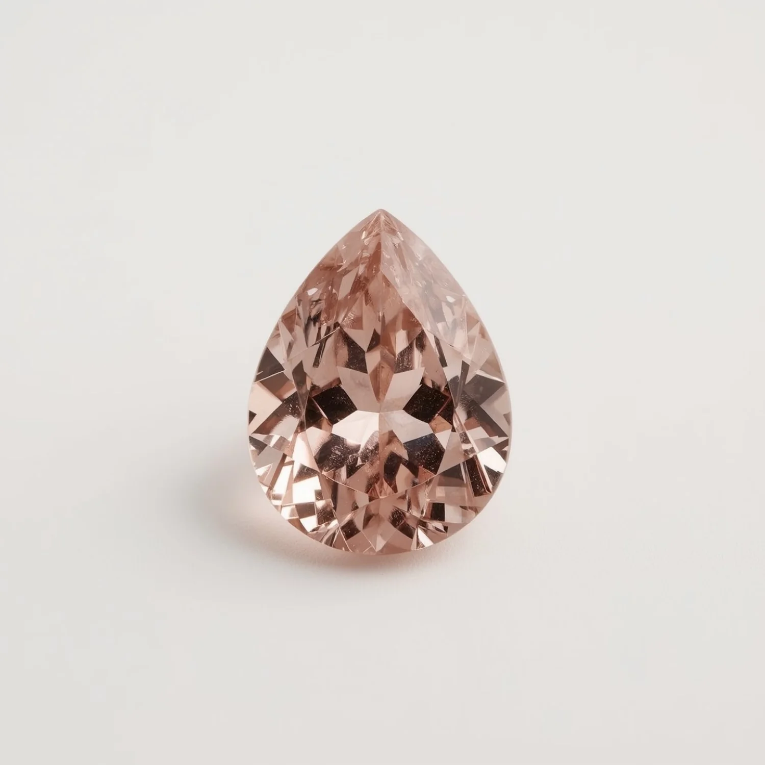 Pink Tourmaline 1PC Large 10x12 MM Pear Faceted Pink Splendid Semi Precious Loose Gemstone