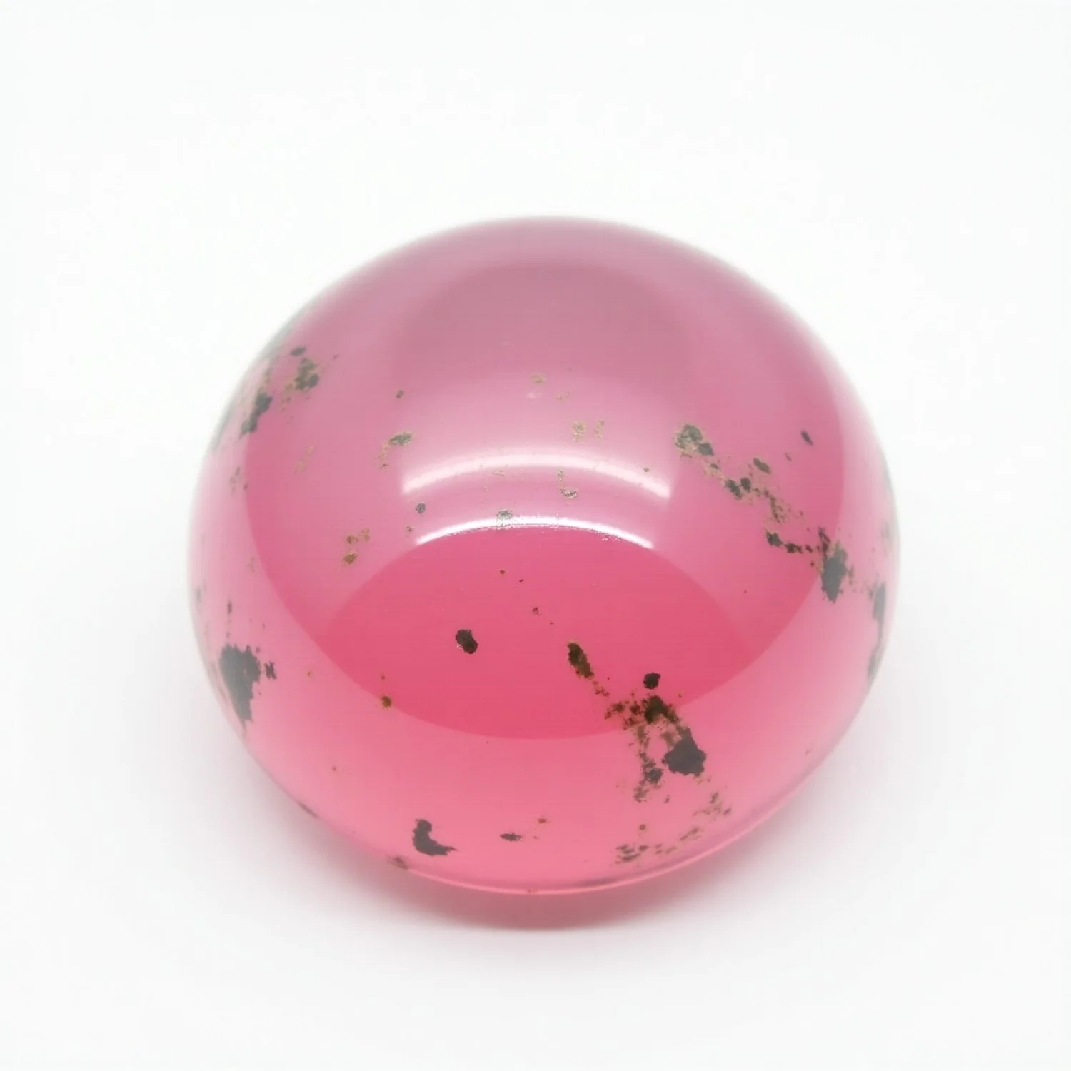 Pink Tourmaline 1PC Large 8x12 MM Oval Cabochon Pink Polished semi Precious Loose Gems - Image 2