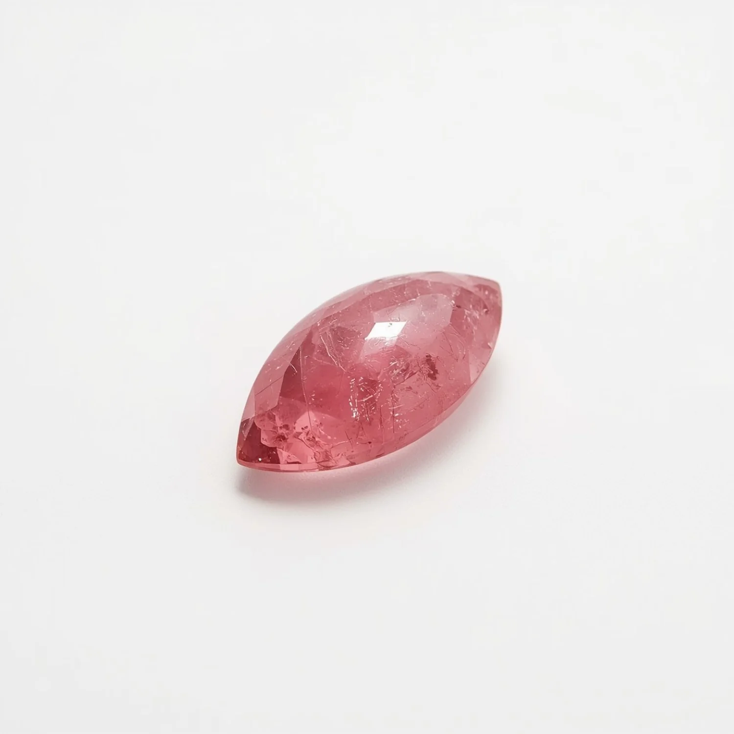 Pink Tourmaline 1PC Medium 7x14 MM Marquise Cabochon Pink Luster semi Precious Precious Gemstone