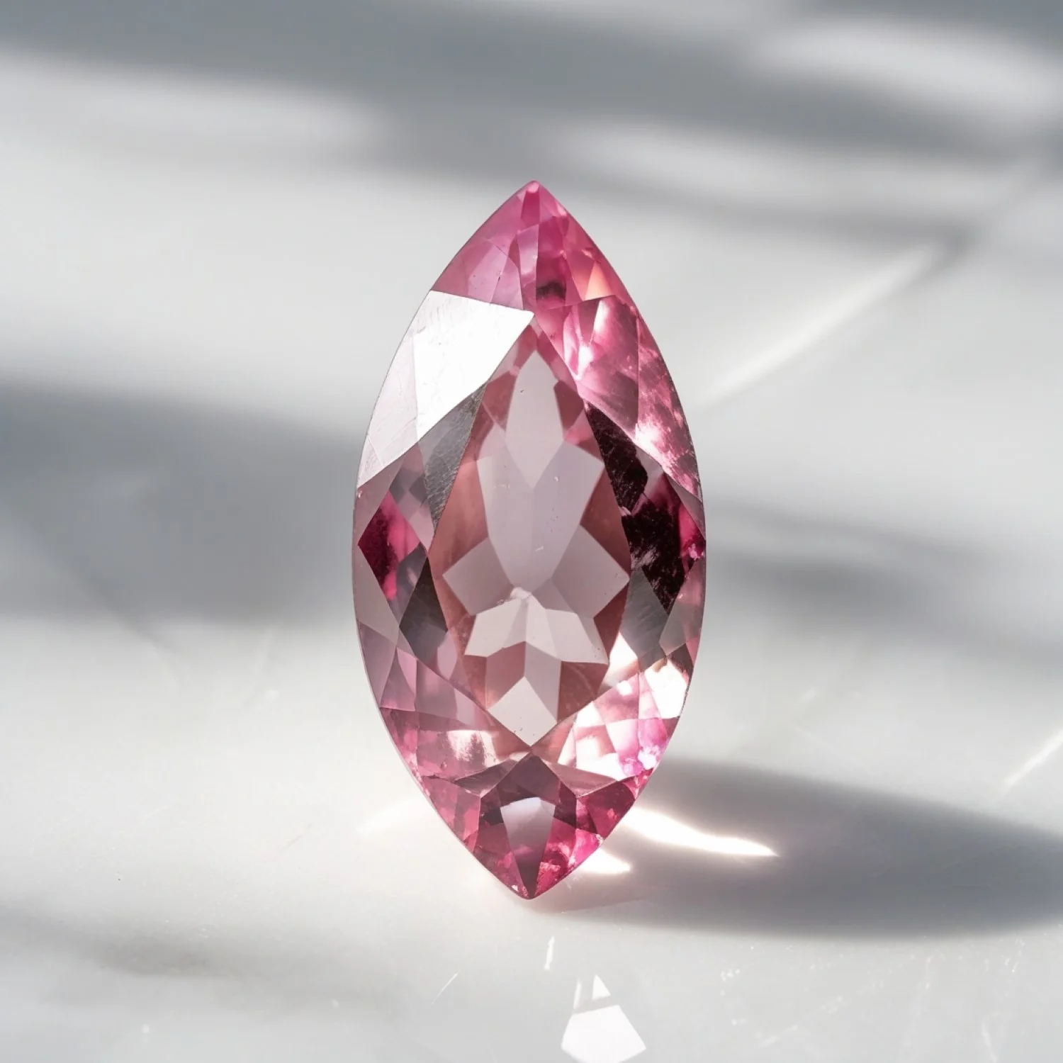 Pink Tourmaline 1PC Small 6x12 MM Marquise Faceted Pink High-Quality Semi Precious Loose Gems - Image 2