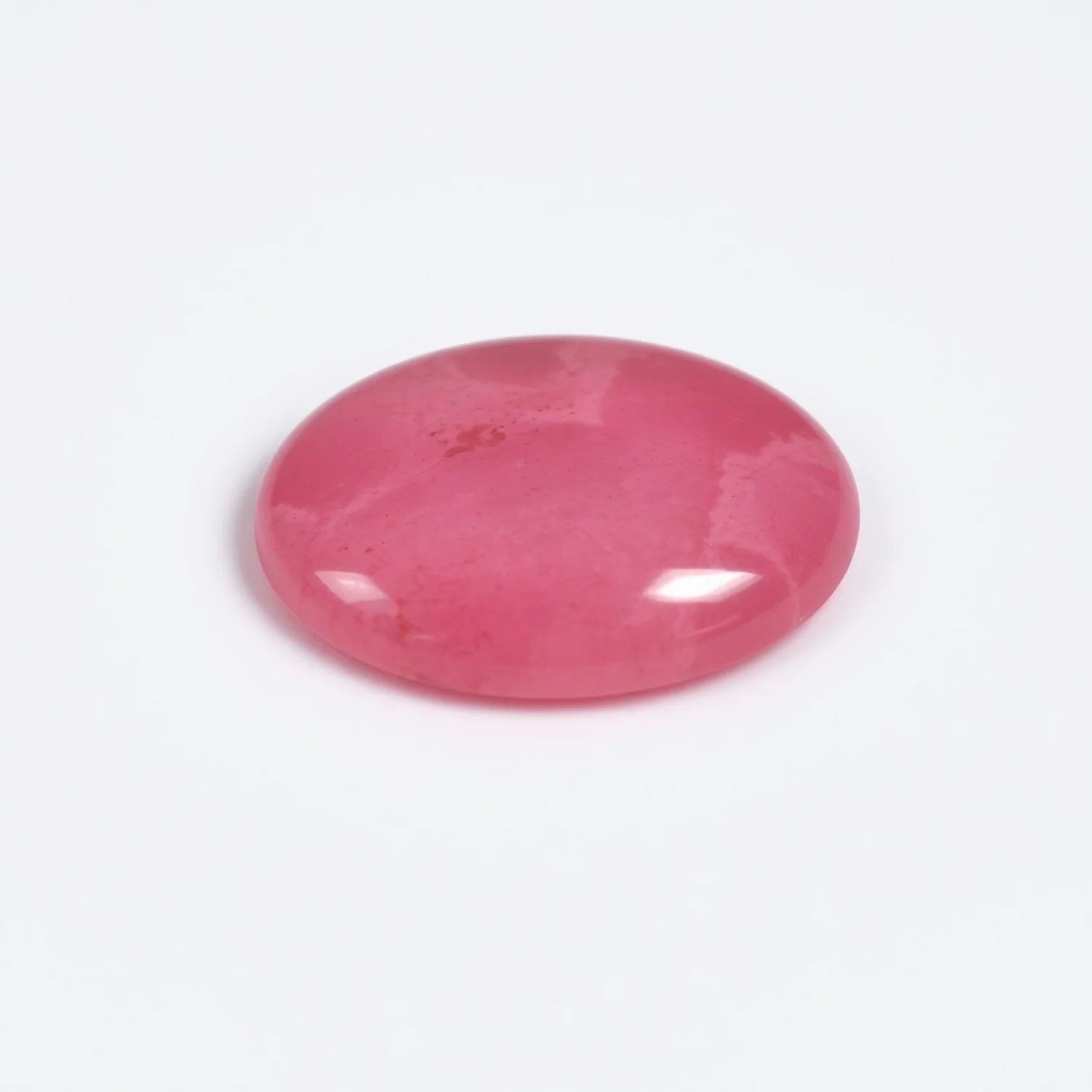 Pink Tourmaline 1PC Small 7x9 MM Oval Cabochon Pink Pure semi Precious Loose Gemstones - Image 2