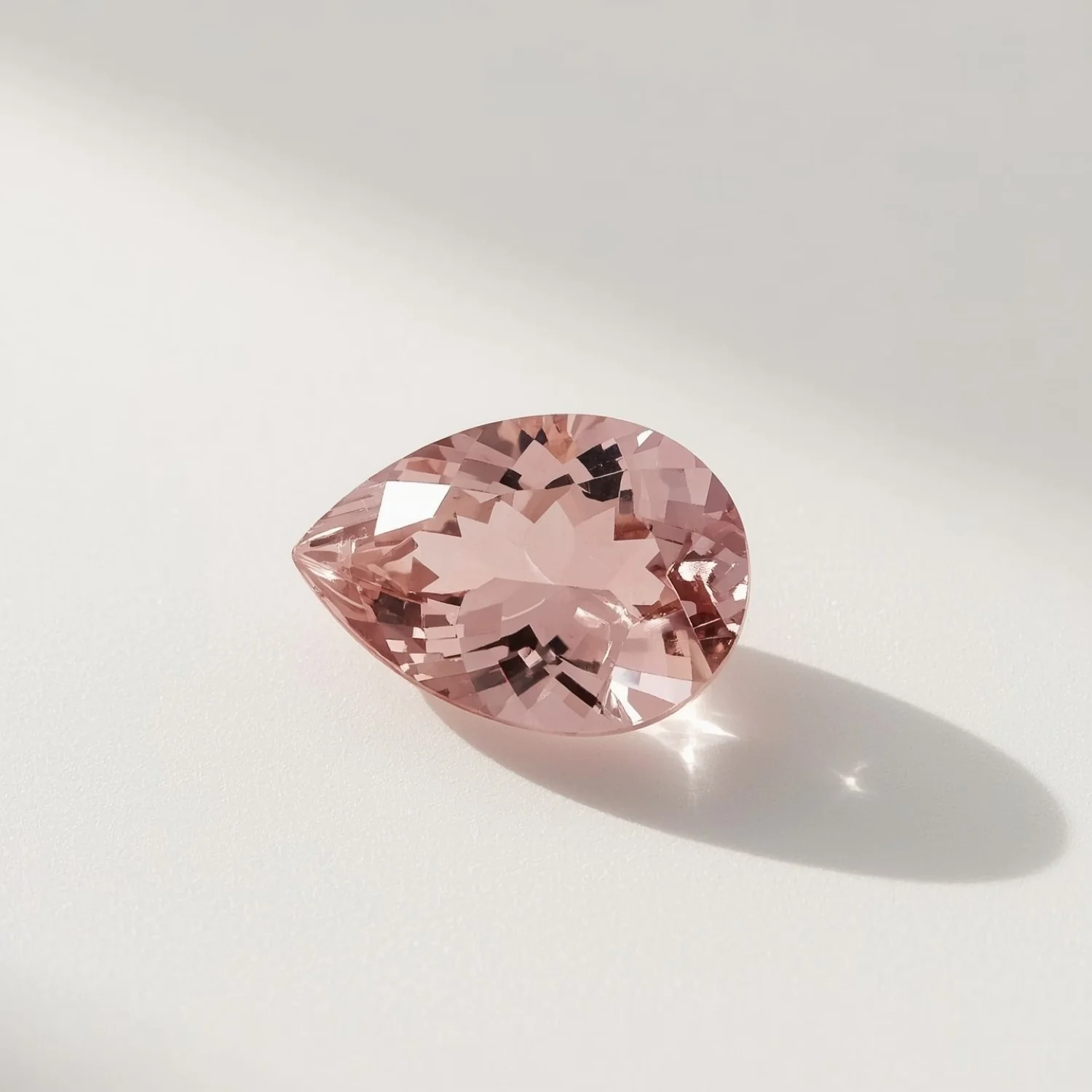 Pink Tourmaline 1PC Tiny 5x7 MM Pear Faceted Pink Natural Semi Precious Loose Gemstone
