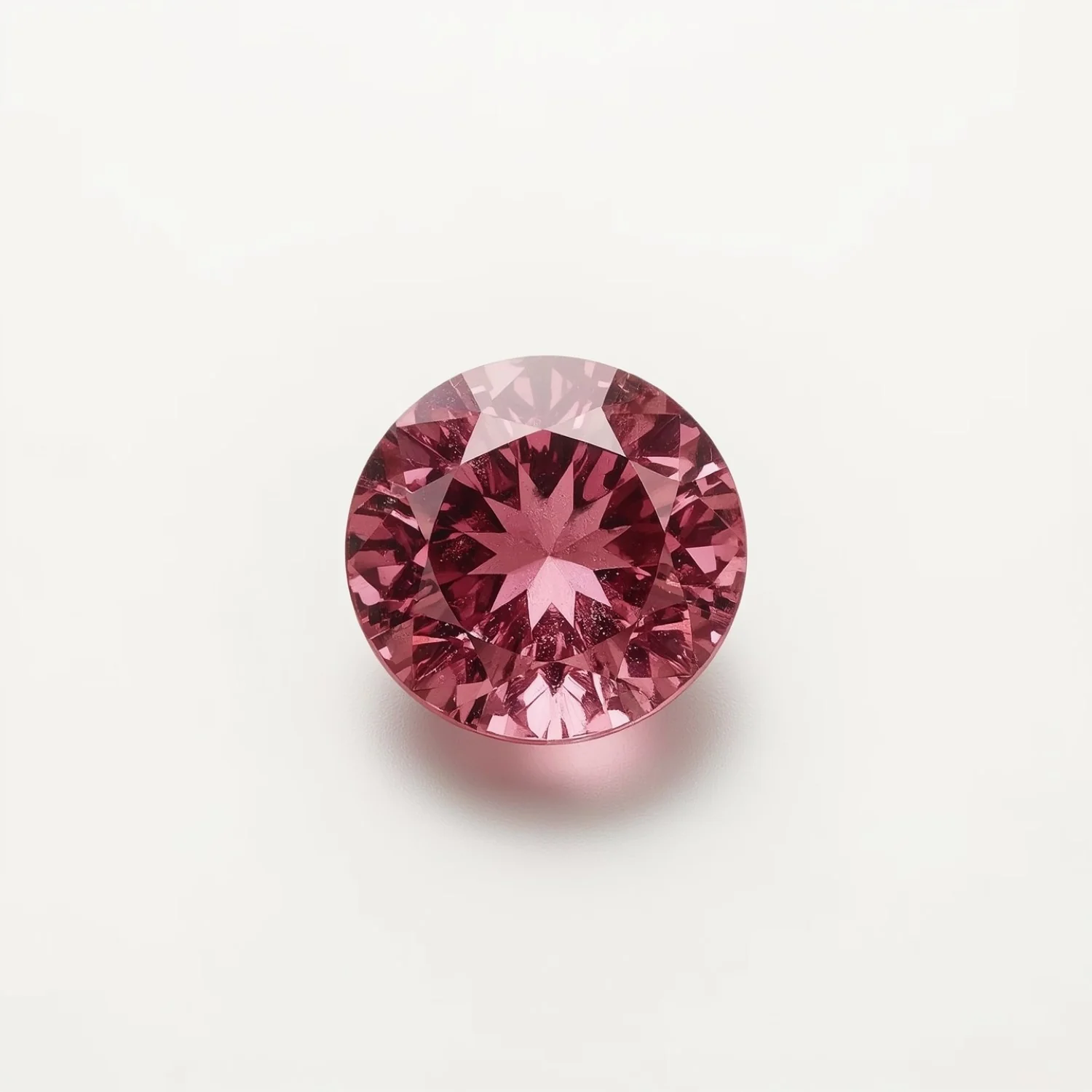 Pink Tourmaline 1PC Tiny 6x6 MM Round Faceted Pink Polished Semi Precious Loose Gemstones - Image 2