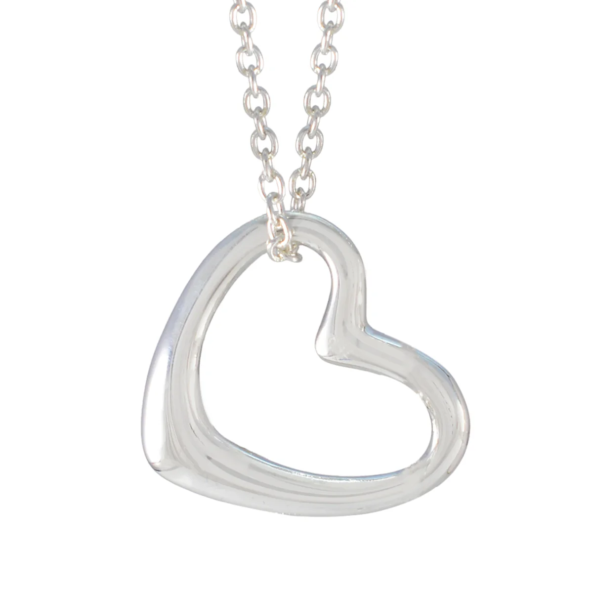 Plain Dainty Mexican 925 Silver plain Yasmine valentine Gray Pendant Jewelry