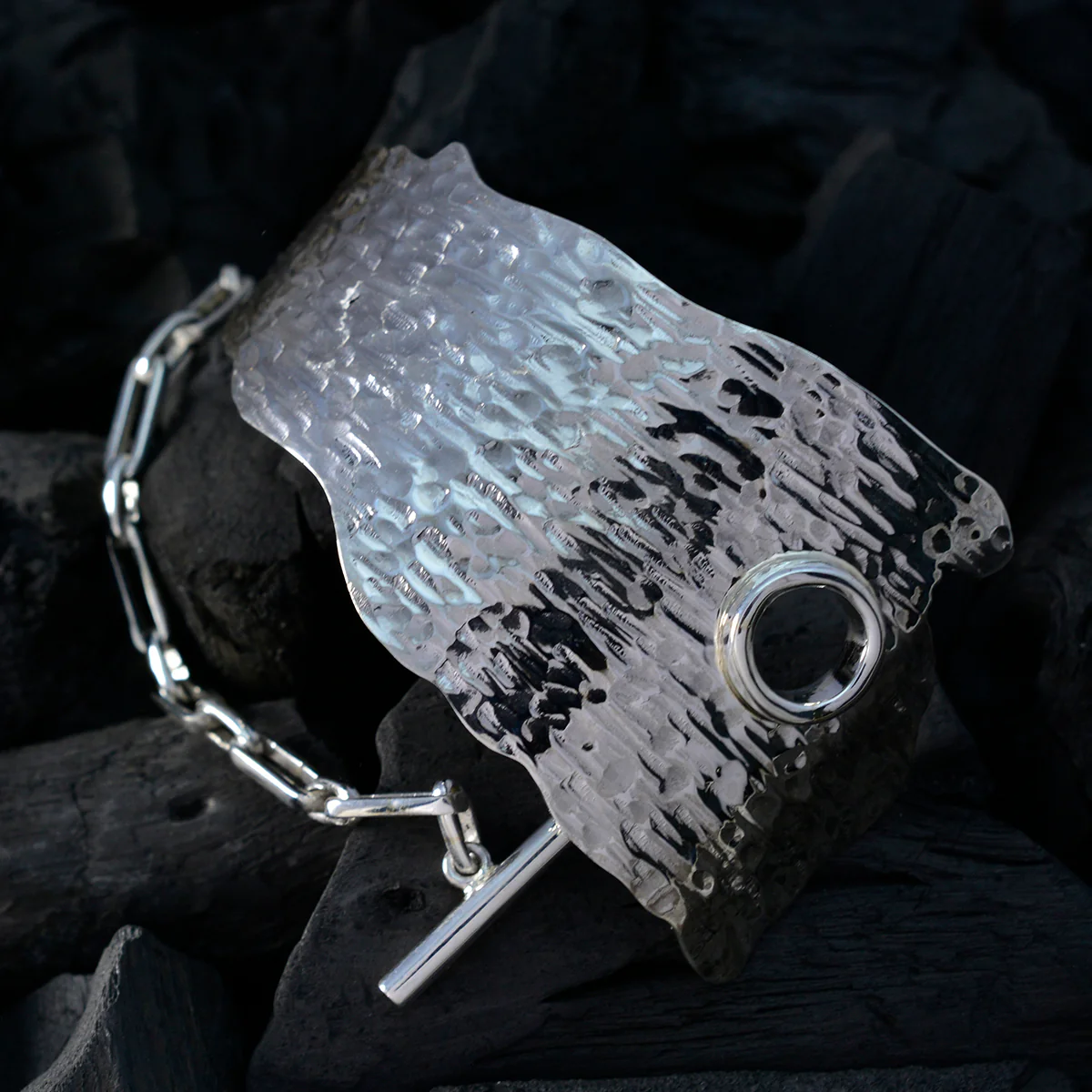 Plain Special Moment Edgy Silver 925 Silver Cuff Bracelet - Image 5