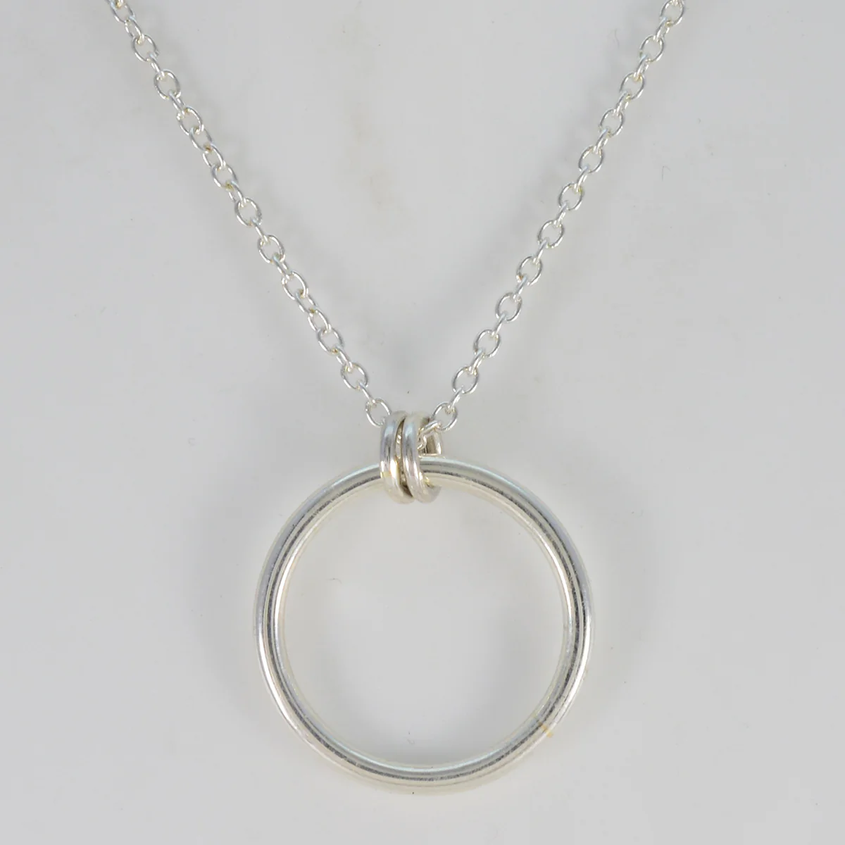 Plain Whisper-thin Moroccan Silver plain Yasmin Feminine Gray Pendant Jewelry - Image 2
