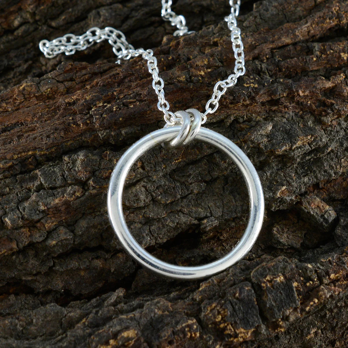 Plain Whisper-thin Moroccan Silver plain Yasmin Feminine Gray Pendant Jewelry - Image 4