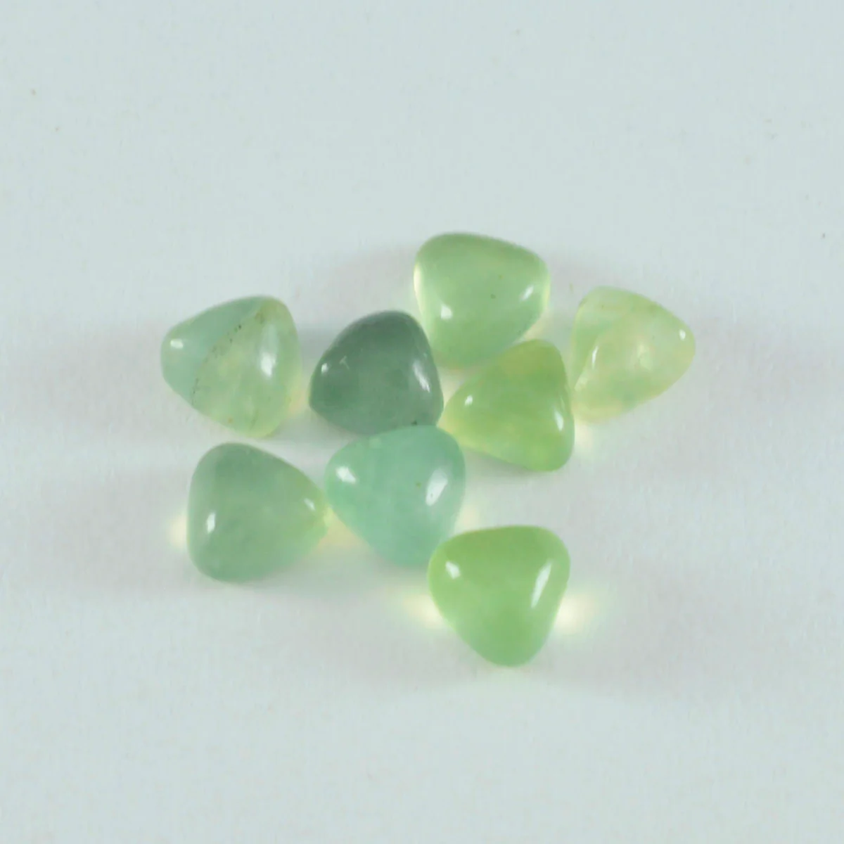 Prehnite 1PC Tiny 6x6 MM Triangle Cabochon Green Superior semi Precious Semi Precious Gemstone - Image 3