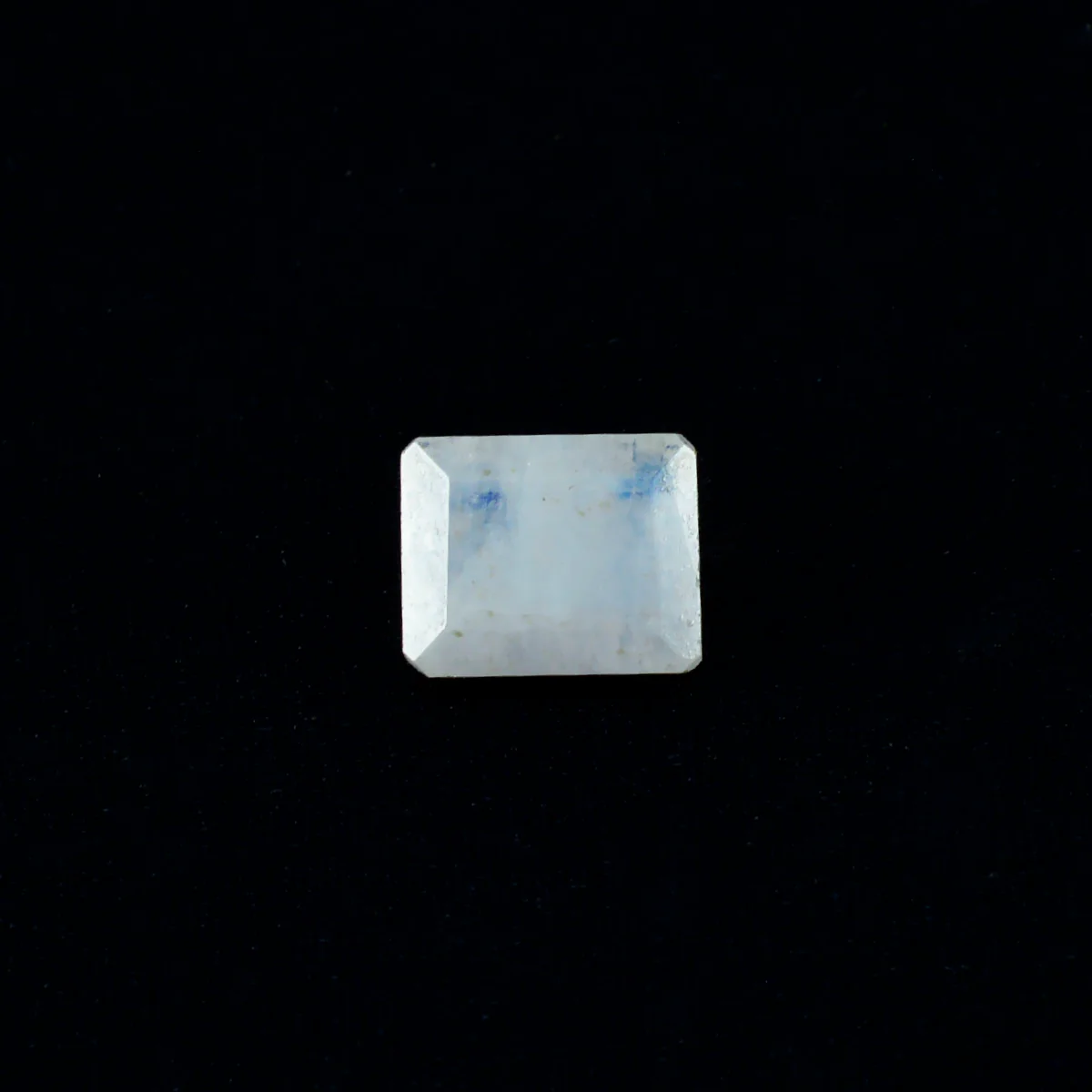 Rainbow Moonstone 1PC Chunky 12x16 MM Emerald Faceted White High-Quality Semi Precious Loose Gems