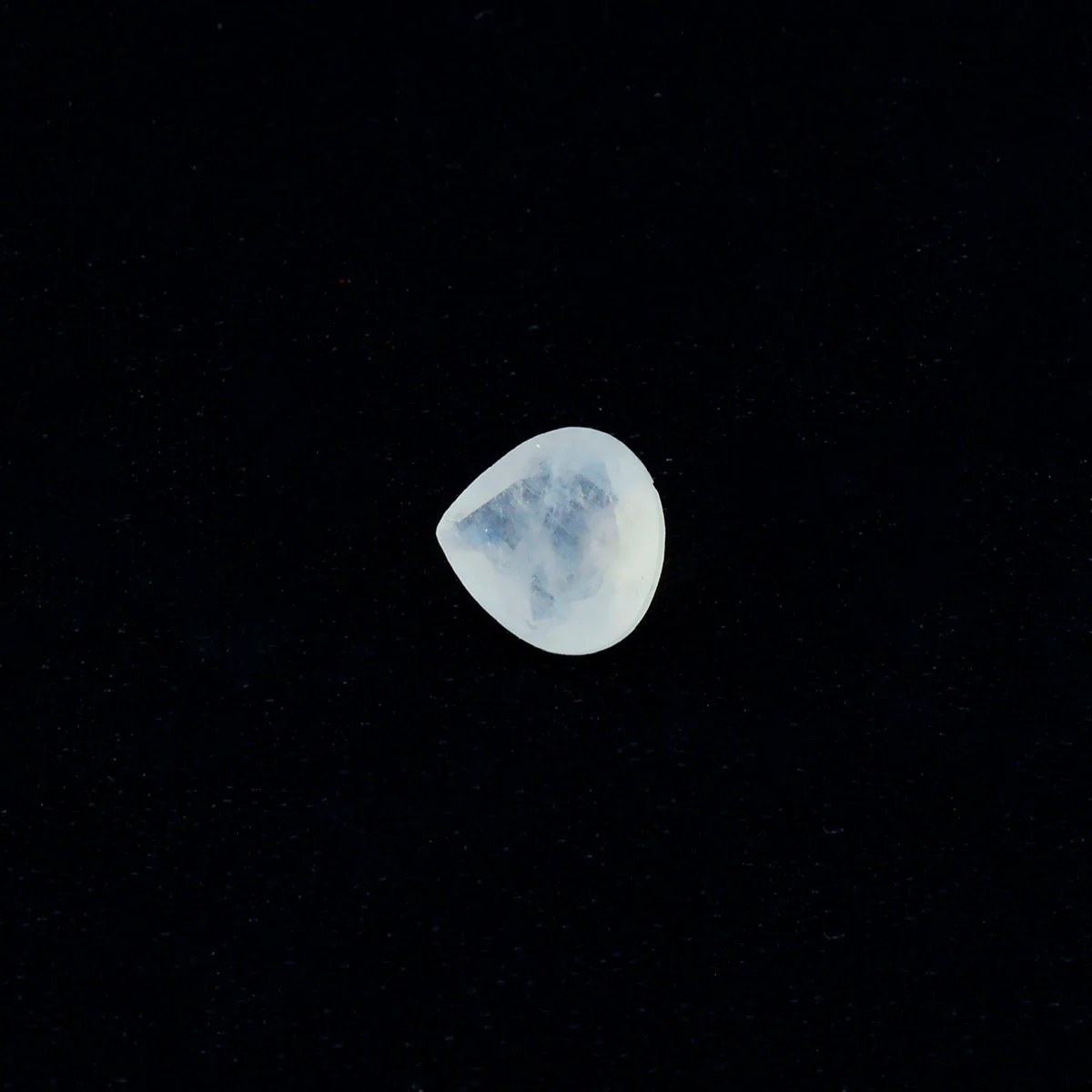 Rainbow Moonstone 1PC Small 7x7 MM Heart Faceted White Splendid Semi Precious Loose Gemstone