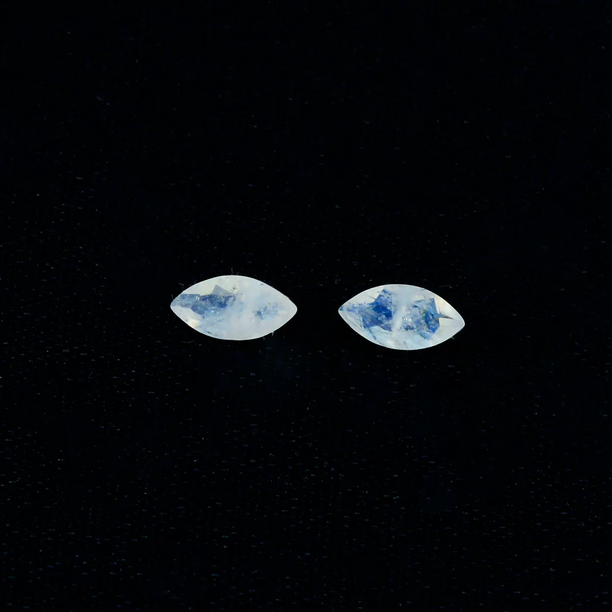 Rainbow Moonstone 1PC Tiny 3x6 MM Marquise Faceted White Brilliant Semi Precious Loose Gemstones - Image 4
