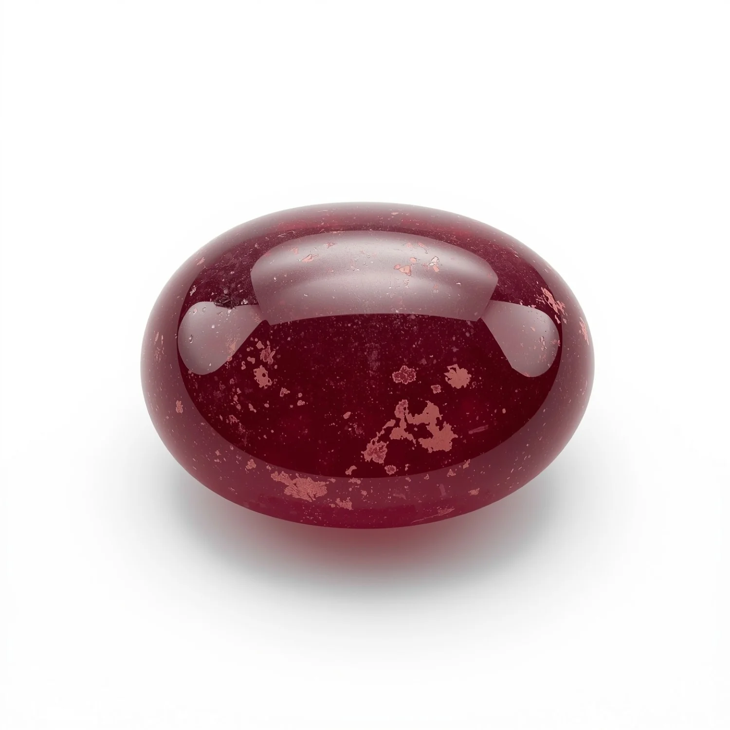 Red Jade 1PC Large 8x12 MM Oval Cabochon Red Luster semi Precious Loose Gemstones