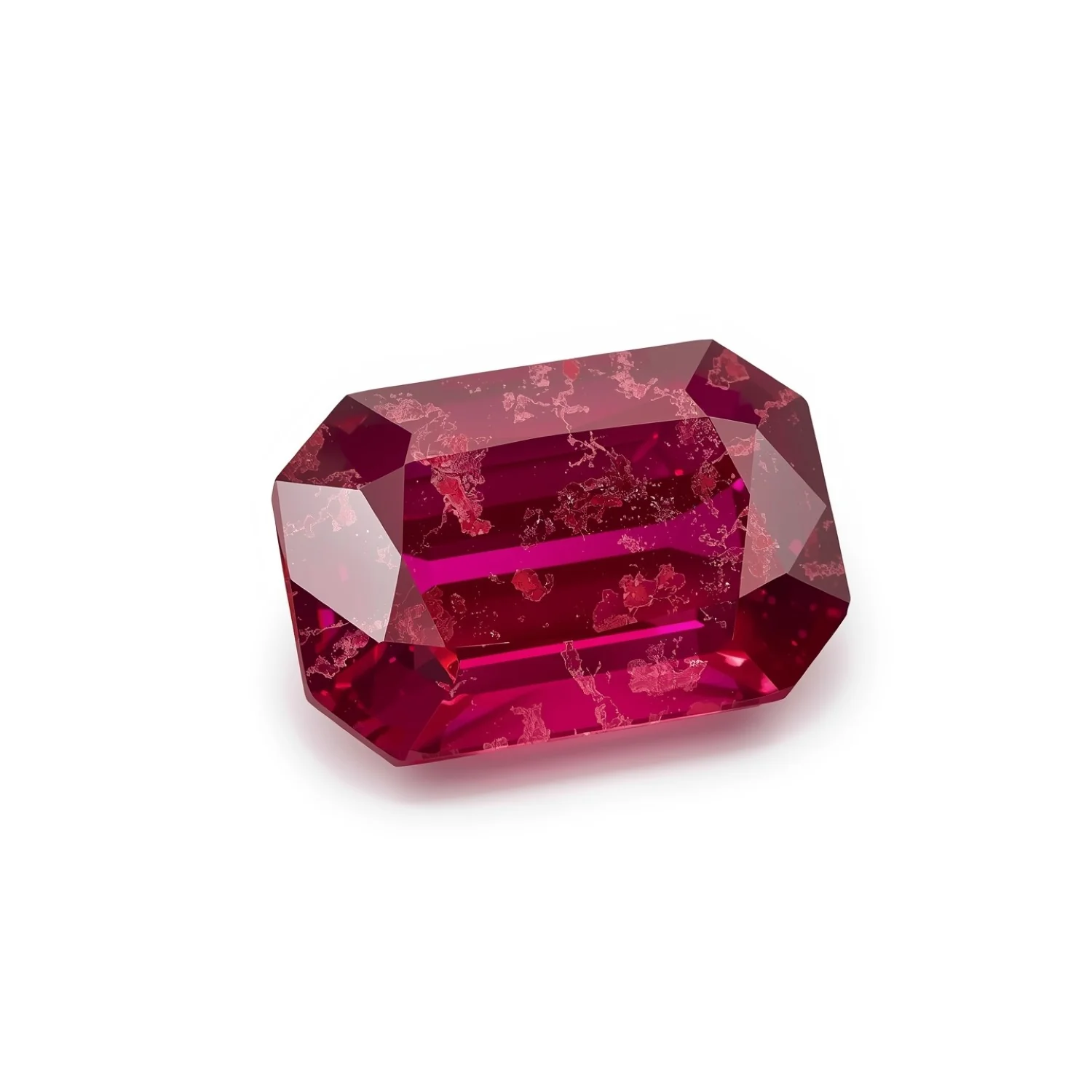 Red Jade 1PC Tiny 4x8 MM Baguette Faceted Red Polished Semi Precious Loose Gemstones - Image 2