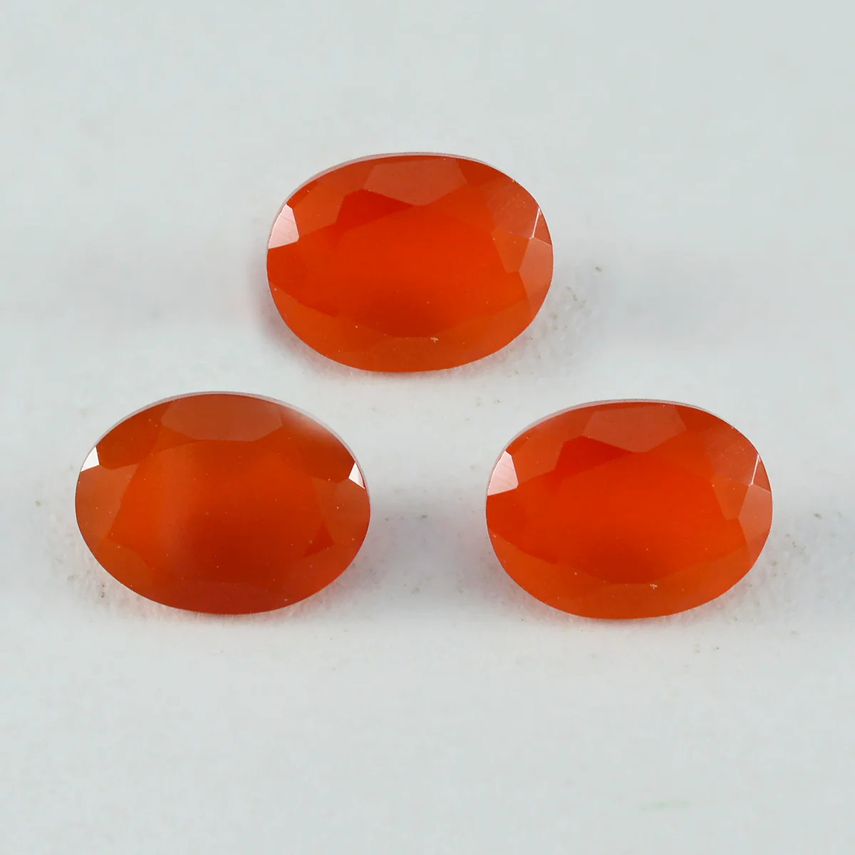 Red Onyx 1PC Chunky 12x16 MM Oval Faceted Red Pure Semi Precious Loose Gemstones