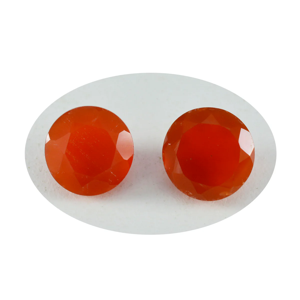 Red Onyx 1PC Chunky 14x14 MM Round Faceted Red Genuine Semi Precious Loose Gems - Image 2