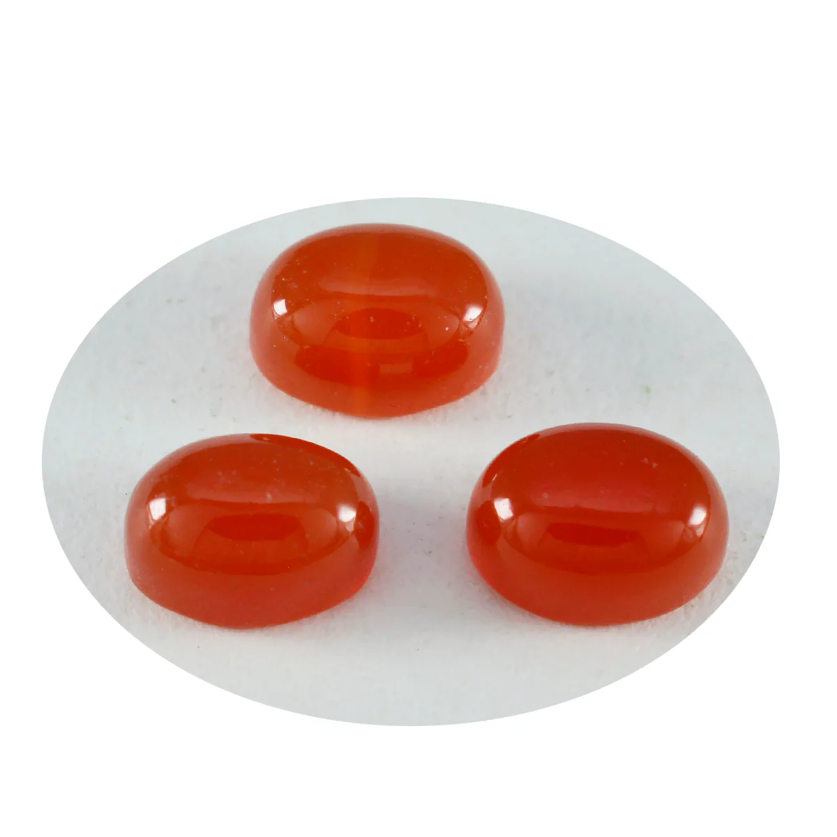 Red Onyx 1PC Large 10x12 MM Oval Cabochon Red Polished semi Precious Loose Gemstones - Image 2