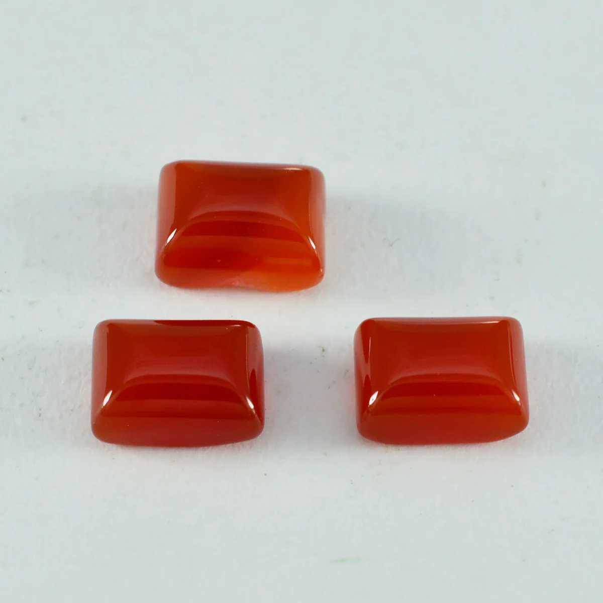 Red Onyx 1PC Large 8x12 MM Emerald Cabochon Red Genuine semi Precious Precious Gemstone - Image 2