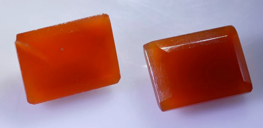 Red Onyx 1PC Large 9x11 MM Emerald Faceted Red Shine Semi Precious Loose Gemstones