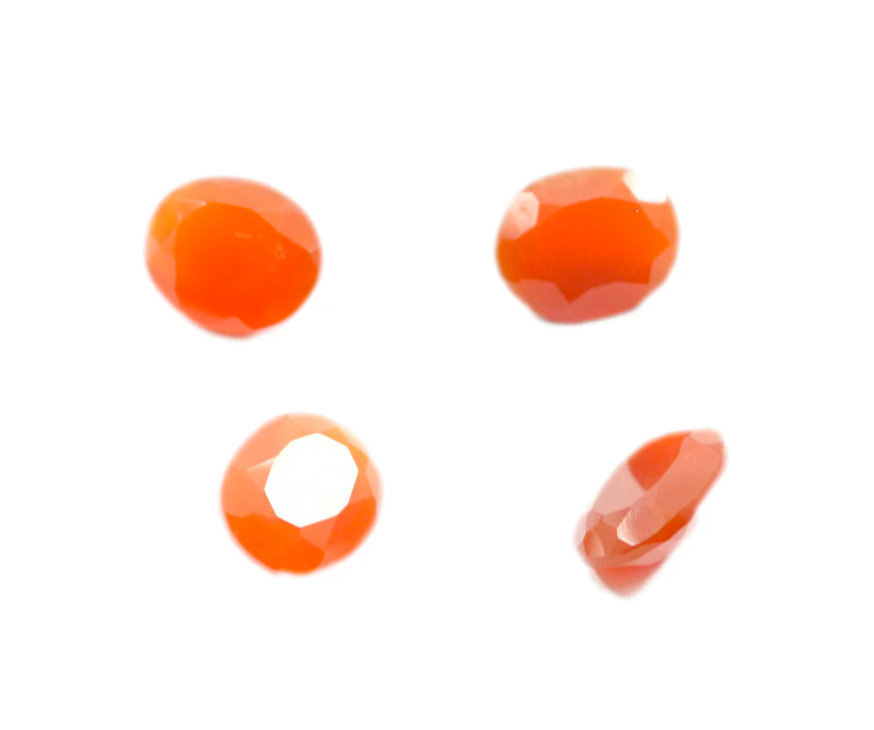 Red Onyx 1PC Large 9x11 MM Oval Faceted Red High-Quality Semi Precious Loose Gemstones - Image 3