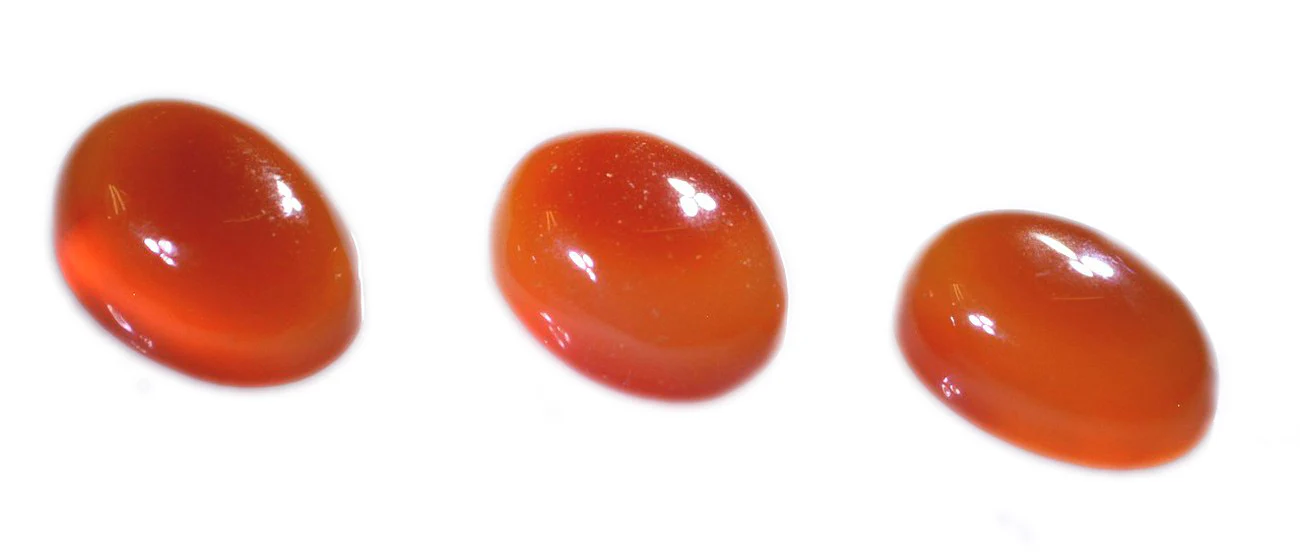 Red Onyx 1PC Medium 8x10 MM Oval Cabochon Red Fiery semi Precious Gems - Image 3