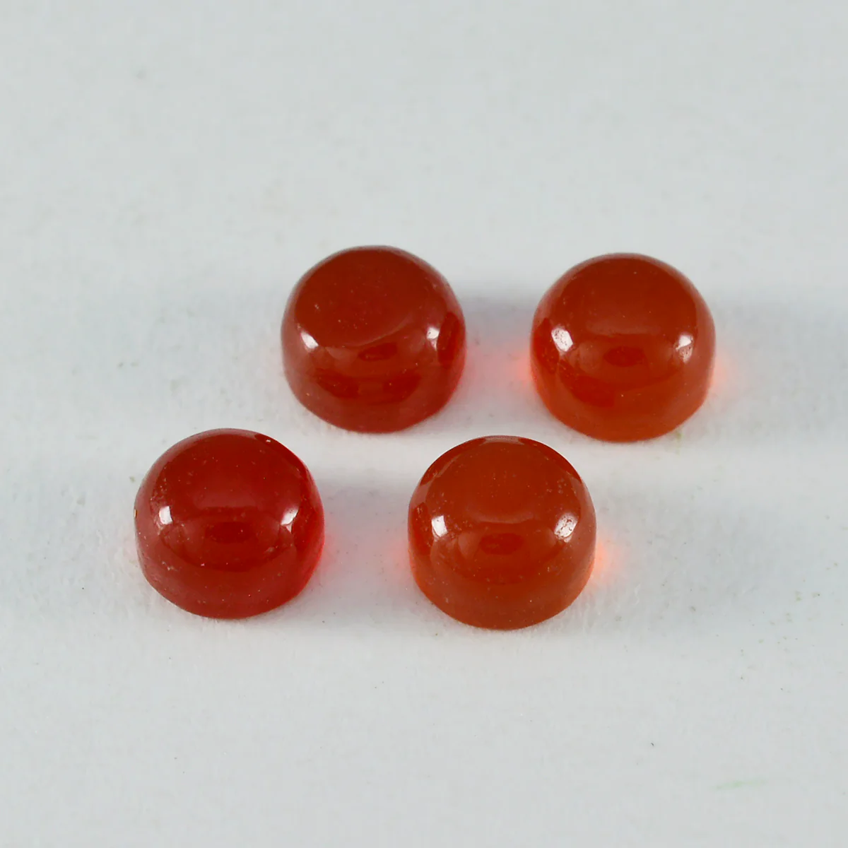 Red Onyx 1PC Medium 9x9 MM Round Cabochon Red Polished semi Precious Precious Gemstone - Image 4