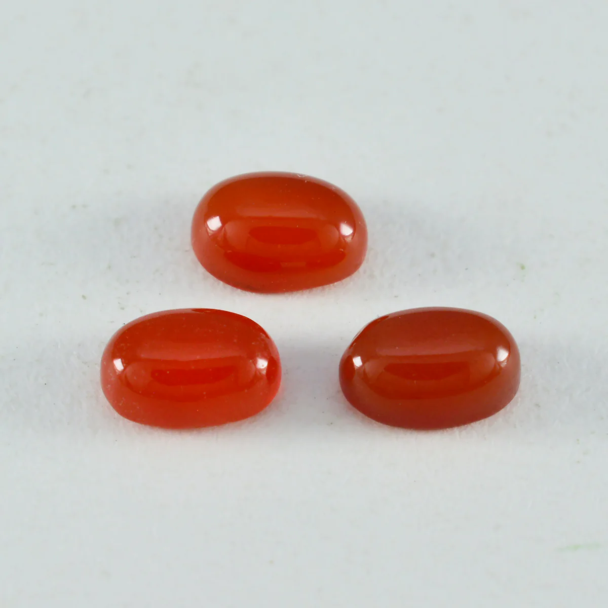 Red Onyx 1PC Small 6x8 MM Oval Cabochon Red Natural semi Precious Loose Gemstone - Image 4