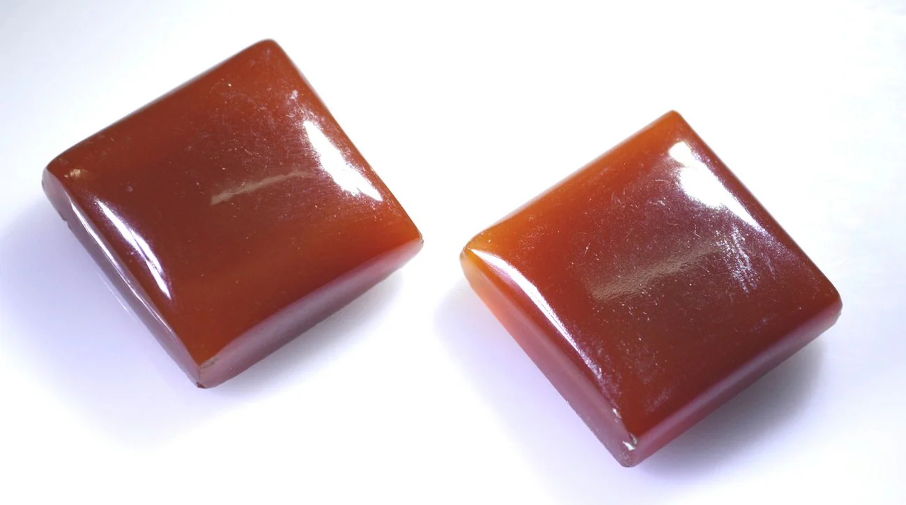 Red Onyx 1PC Small 8x8 MM Square Cabochon Red Pure semi Precious Loose Gemstones - Image 3